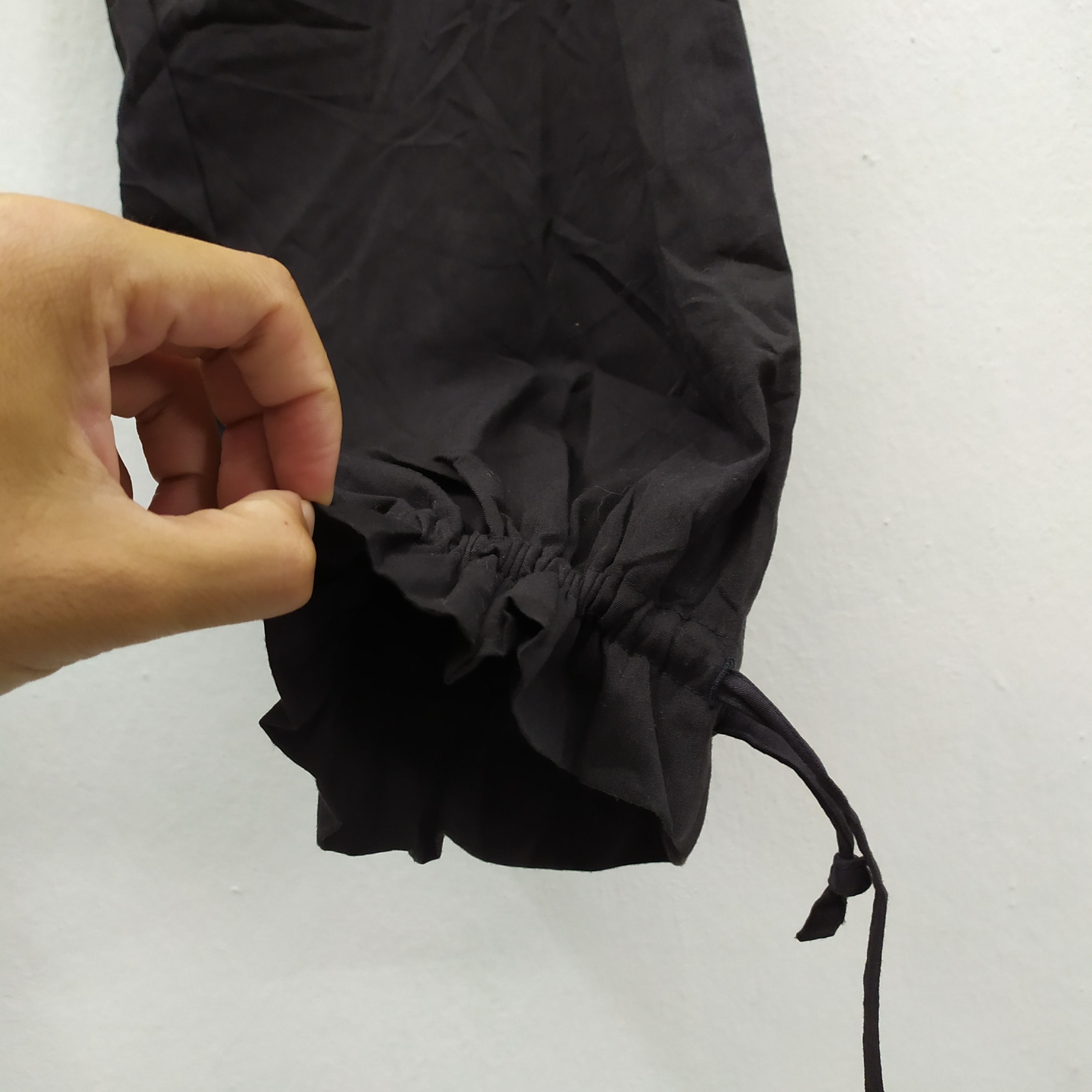 Japanese Brand TRIPLE YUND BLACK CARGO PANTS/TACTICAL PANTS Size US 26 / EU 42 - 11 Thumbnail