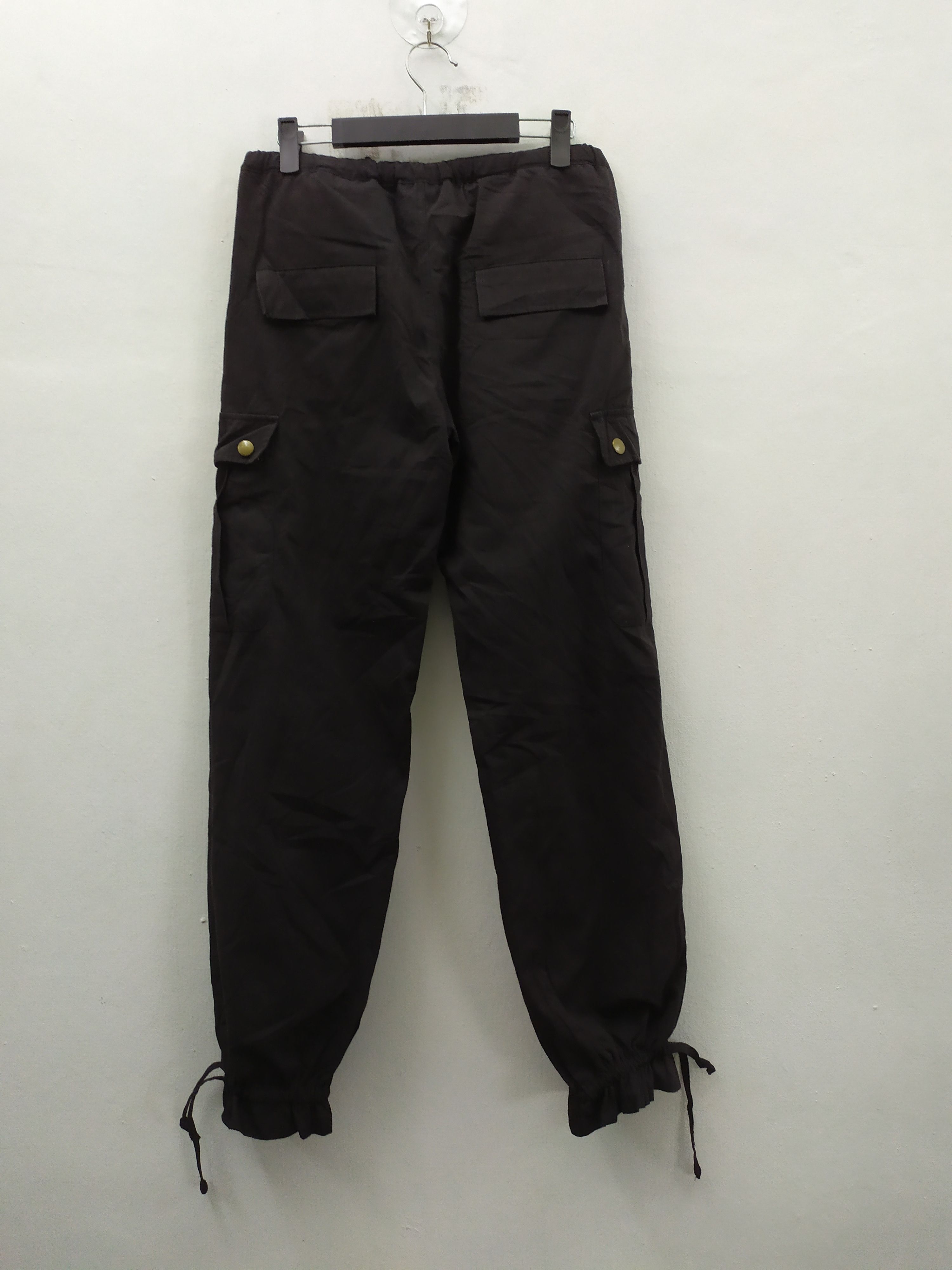 Japanese Brand TRIPLE YUND BLACK CARGO PANTS/TACTICAL PANTS Size US 26 / EU 42 - 16 Thumbnail