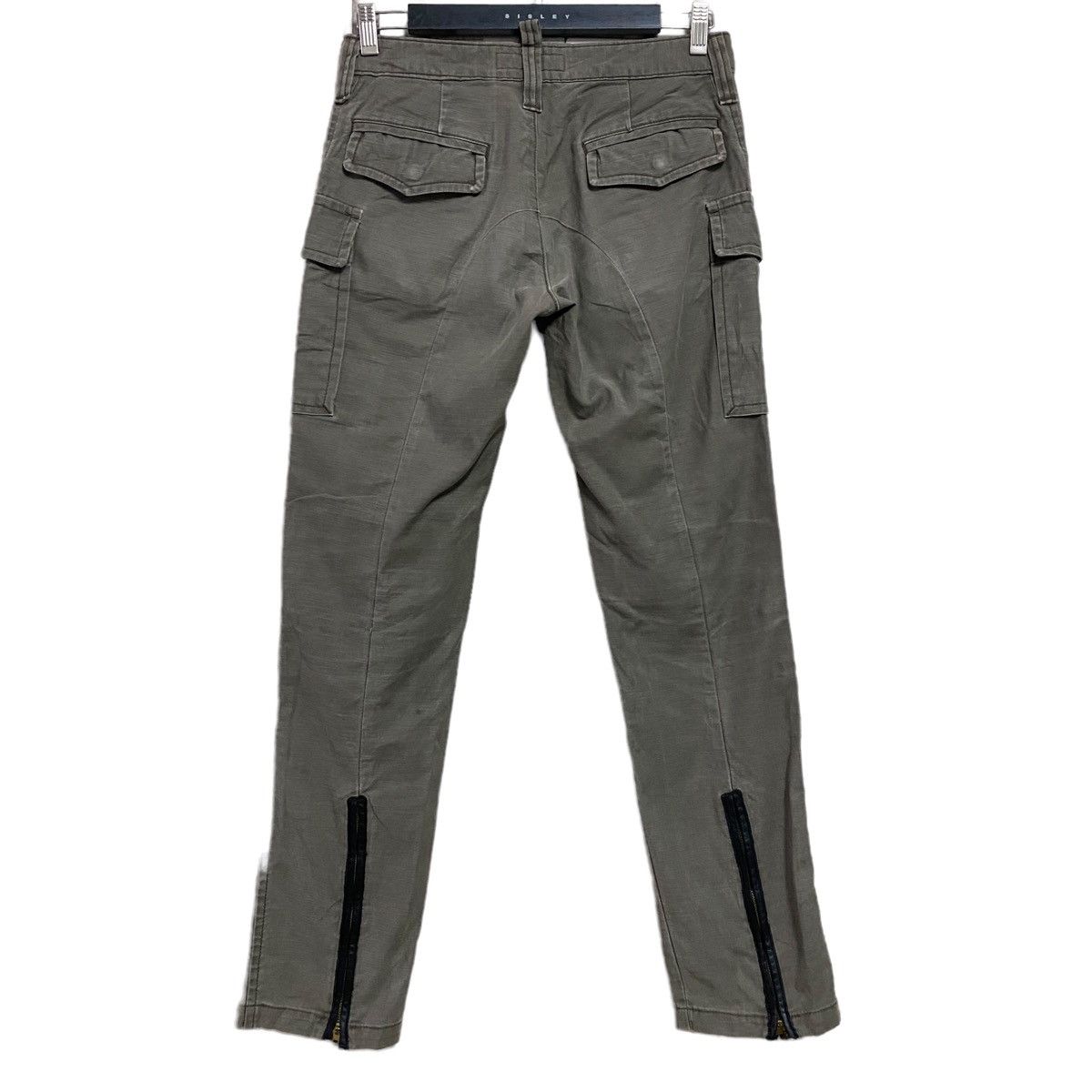 Japanese Brand Japanese Brand ROSSO Cargo Flare Pants Zipper Size 29" - 2 Thumbnail