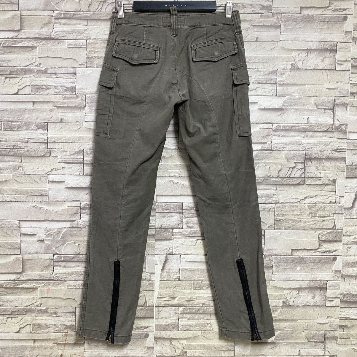 Japanese Brand Japanese Brand ROSSO Cargo Flare Pants Zipper Size 29" - 8 Thumbnail