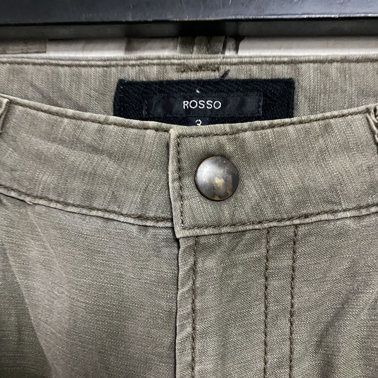 Japanese Brand Japanese Brand ROSSO Cargo Flare Pants Zipper Size 29" - 7 Thumbnail
