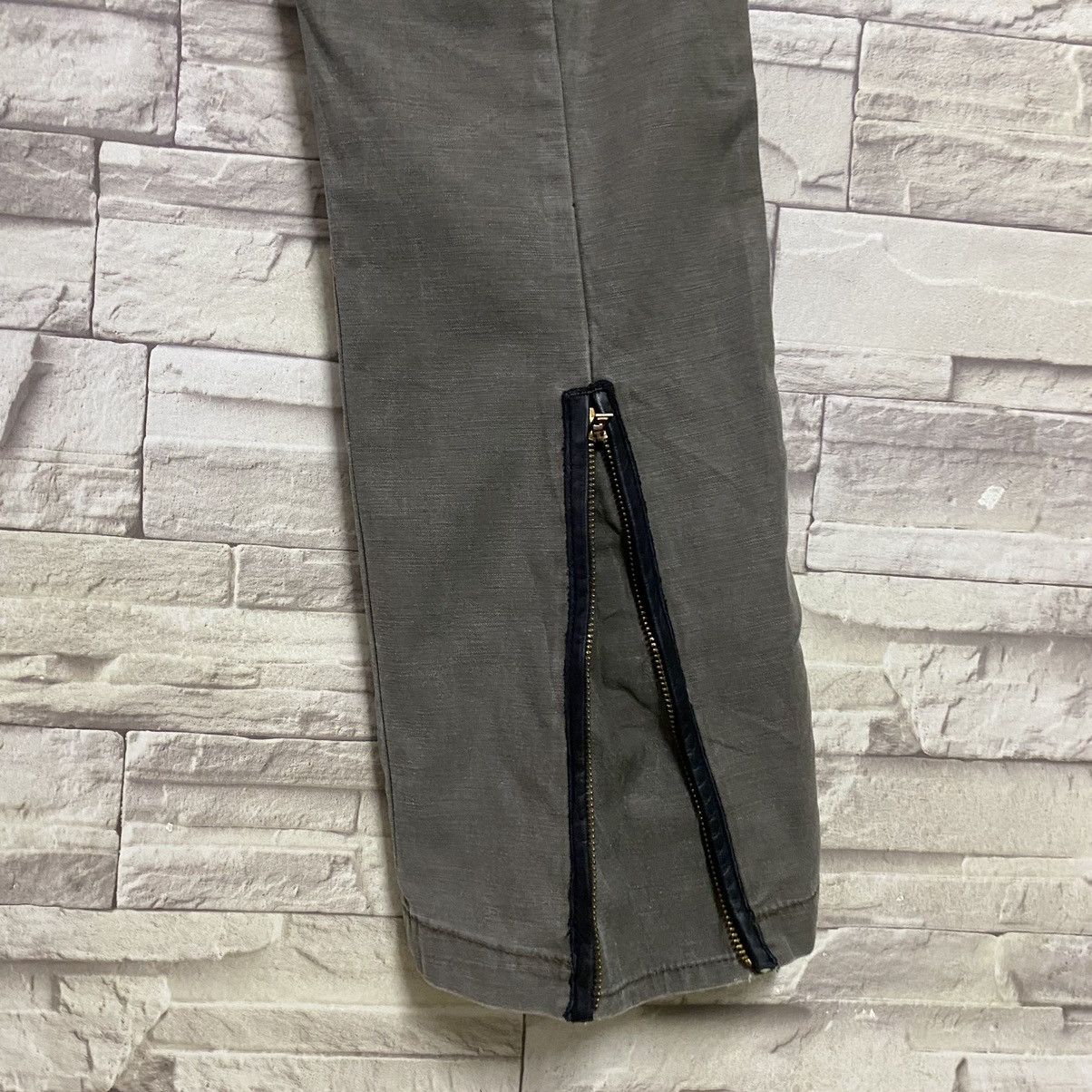 Japanese Brand Japanese Brand ROSSO Cargo Flare Pants Zipper Size 29" - 14 Thumbnail
