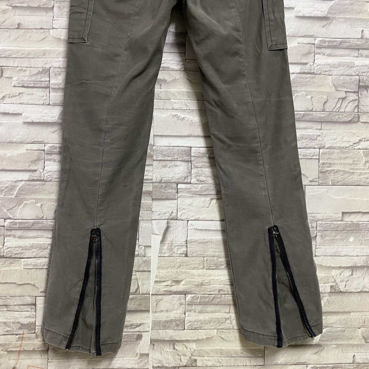 Japanese Brand Japanese Brand ROSSO Cargo Flare Pants Zipper Size 29" - 13 Thumbnail