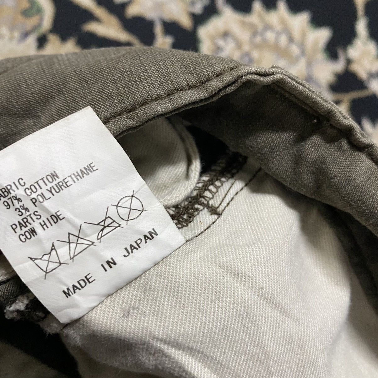 Japanese Brand Japanese Brand ROSSO Cargo Flare Pants Zipper Size 29" - 19 Thumbnail