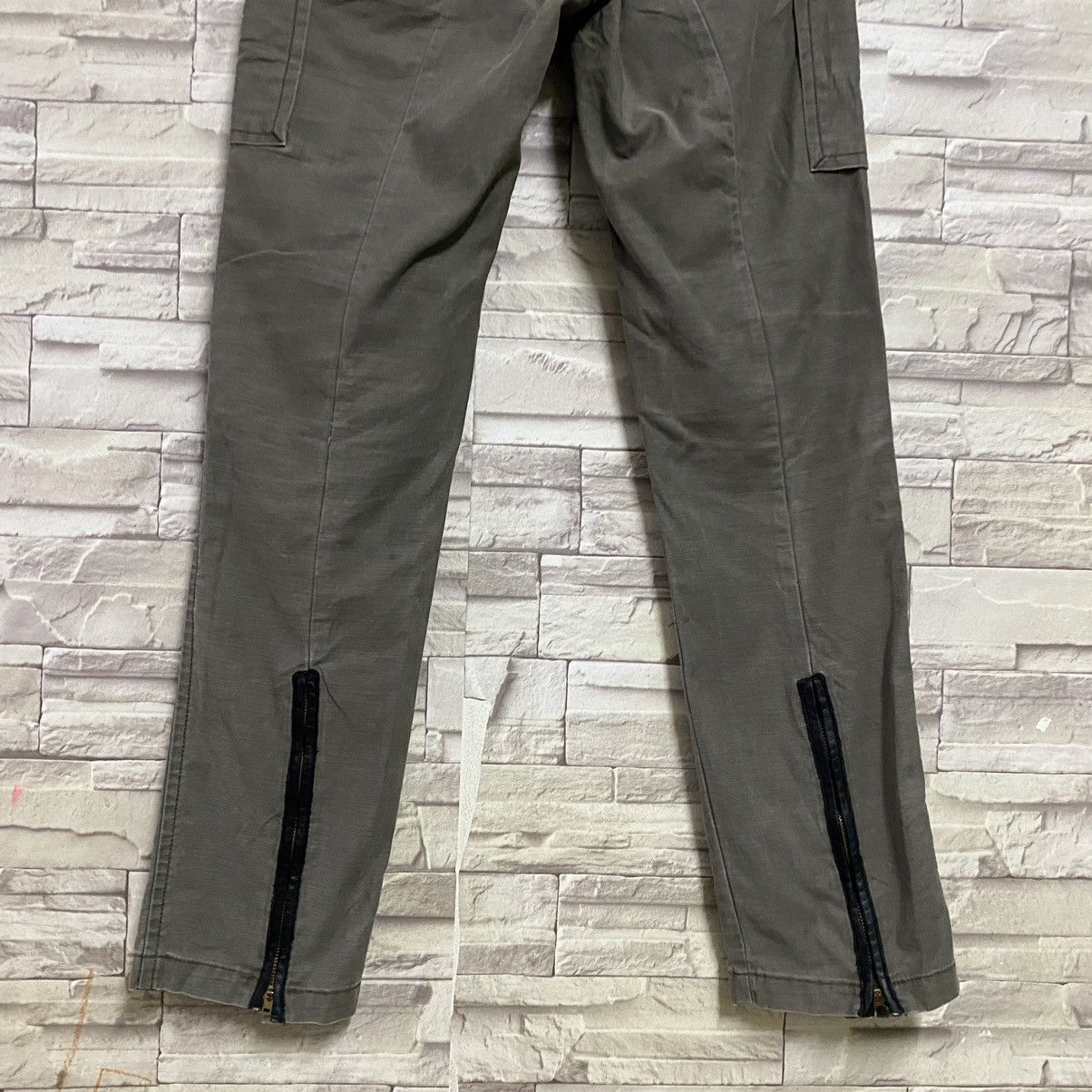 Japanese Brand Japanese Brand ROSSO Cargo Flare Pants Zipper Size 29" - 10 Thumbnail