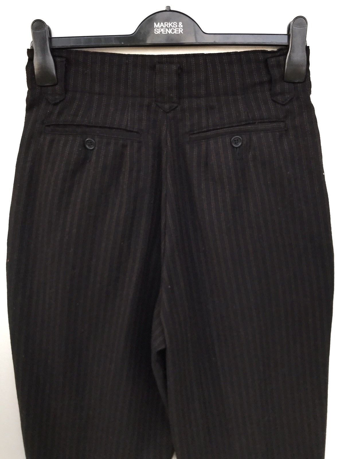 Japanese Brand Japanese Brand Ya Kuraudo Wool Stripes Yohji Yamamoto Style Size US 26 / EU 42 - 4 Thumbnail