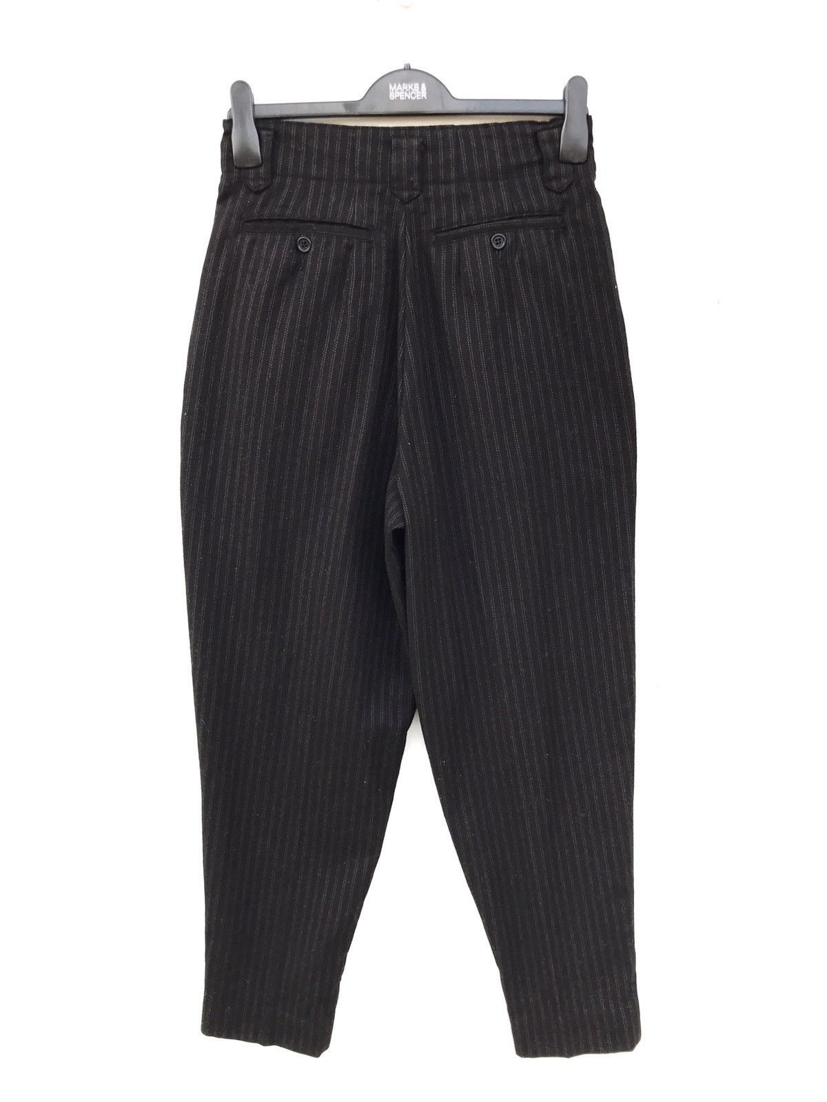Japanese Brand Japanese Brand Ya Kuraudo Wool Stripes Yohji Yamamoto Style Size US 26 / EU 42 - 2 Thumbnail