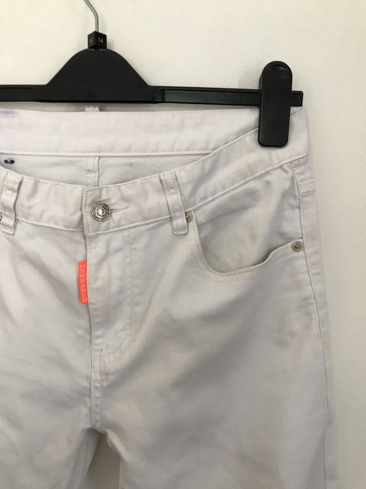 Dsquared2 Vintage Dsquared2 White Cotton Pants Nice Design Size US 30 / EU 46 - 17 Thumbnail