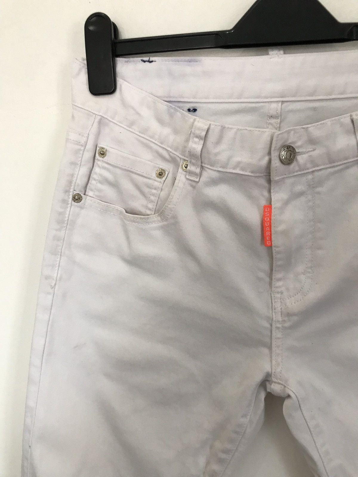 Dsquared2 Vintage Dsquared2 White Cotton Pants Nice Design Size US 30 / EU 46 - 5 Thumbnail
