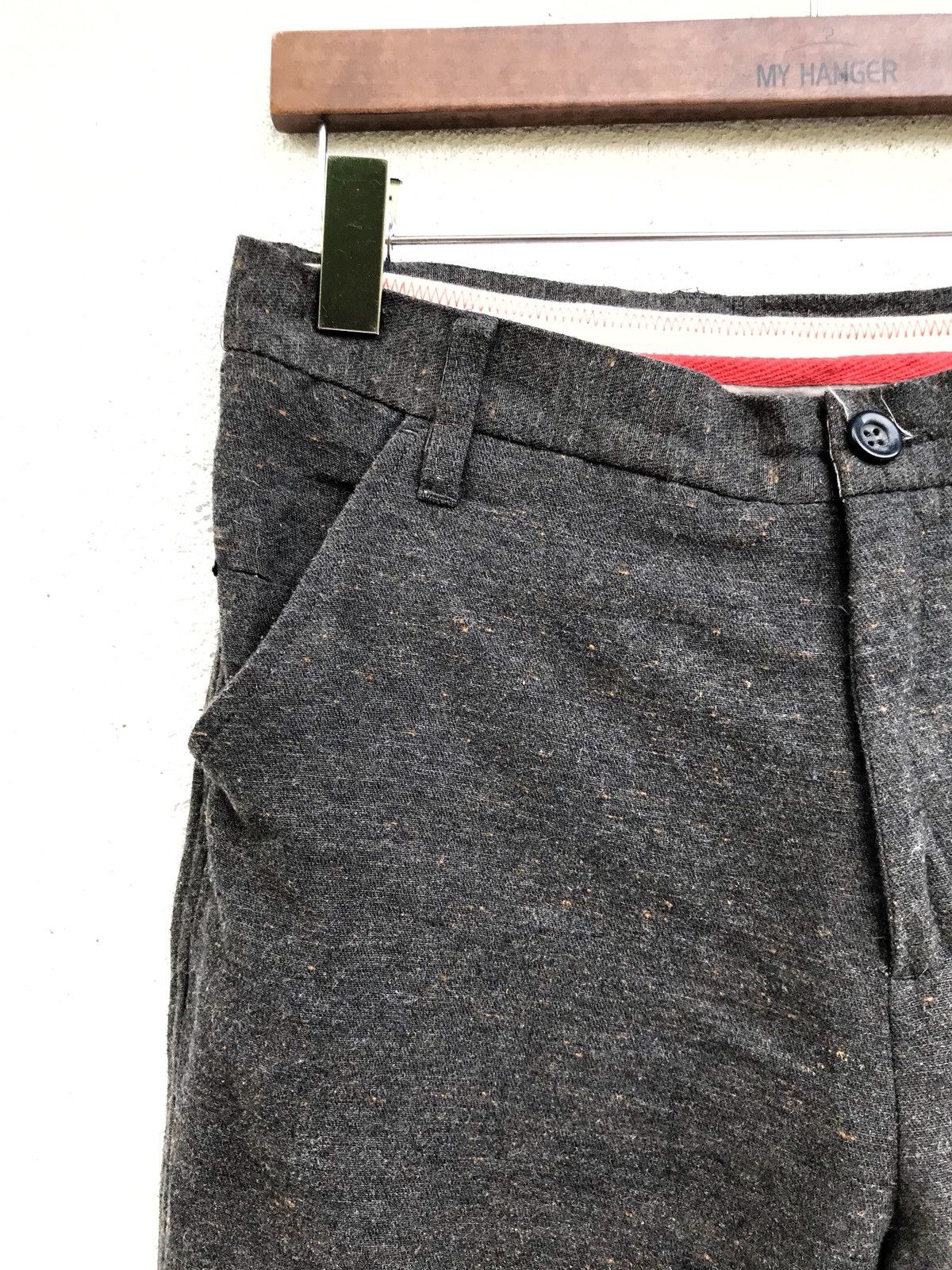 Japanese Brand Japanese Brand Simplirite Plus Boiled Wool Trousers Pants Size US 30 / EU 46 - 4 Thumbnail