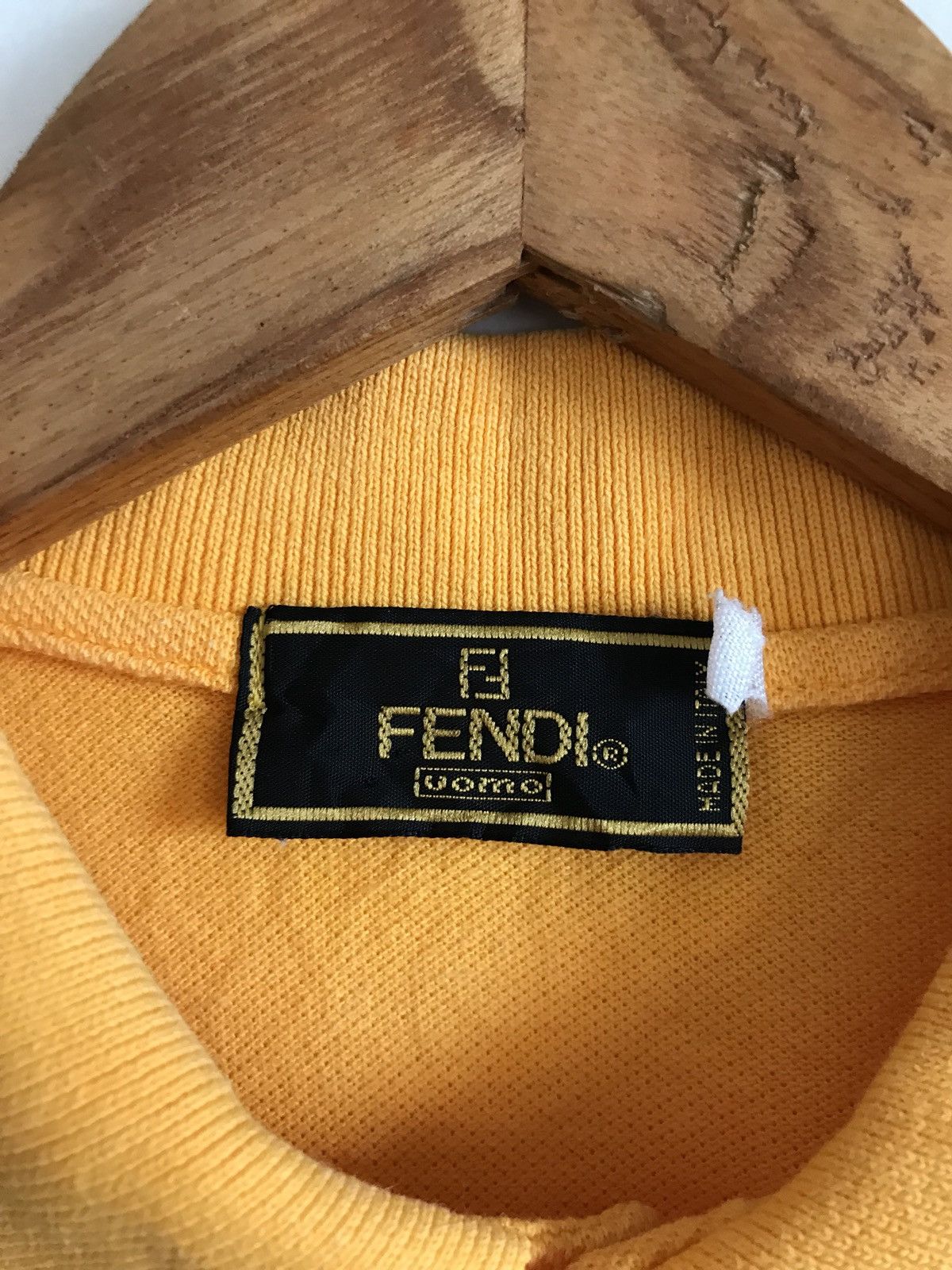 Fendi Vintage Fendi Colourful Logo Polo Shirts Size US M / EU 48-50 / 2 - 4 Thumbnail
