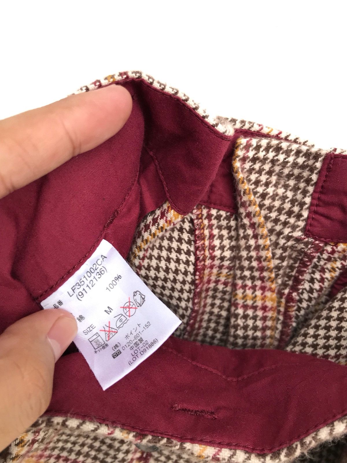 Japanese Brand × LOWRYS FARM Japan Brand Lowry Farm Checked Pants Size US 28 / EU 44 - 5 Thumbnail