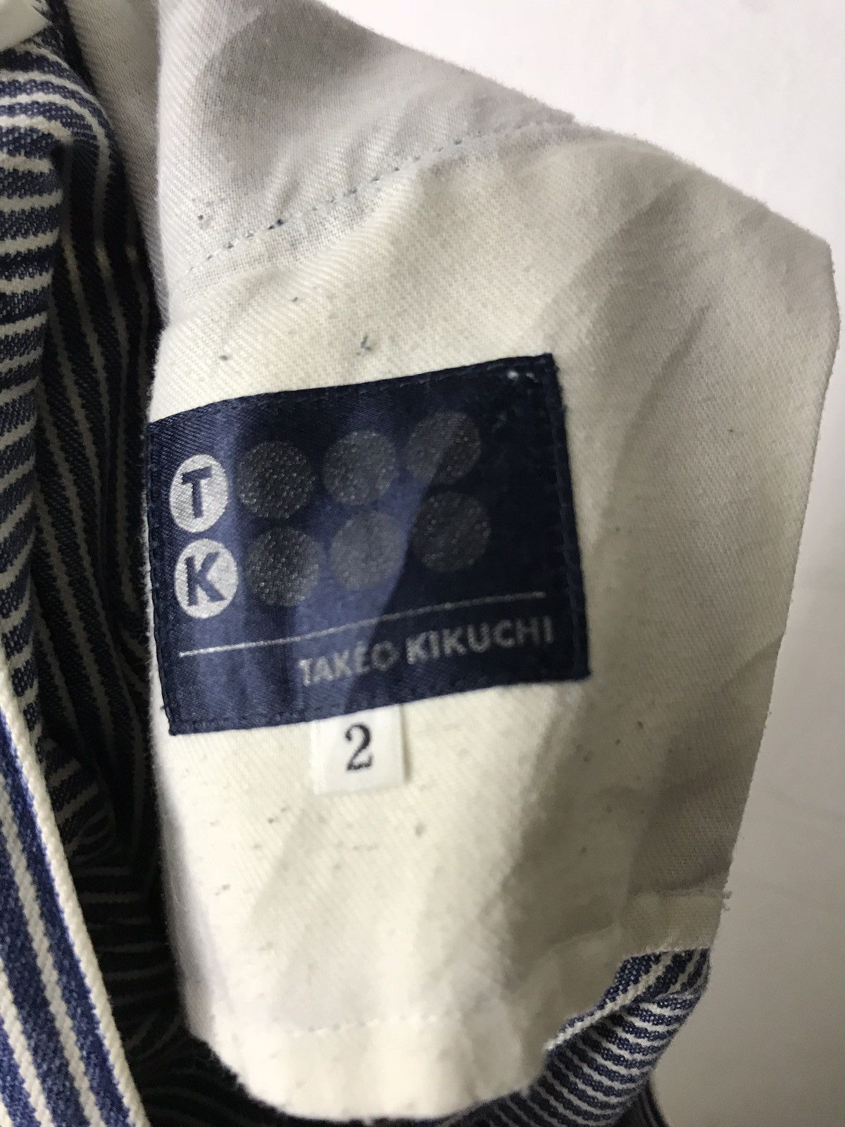 Japanese Brand × Takeo Kikuchi Japanese Brand TK Hickory Striped Carpenter Pants Size US 32 / EU 48 - 5 Thumbnail