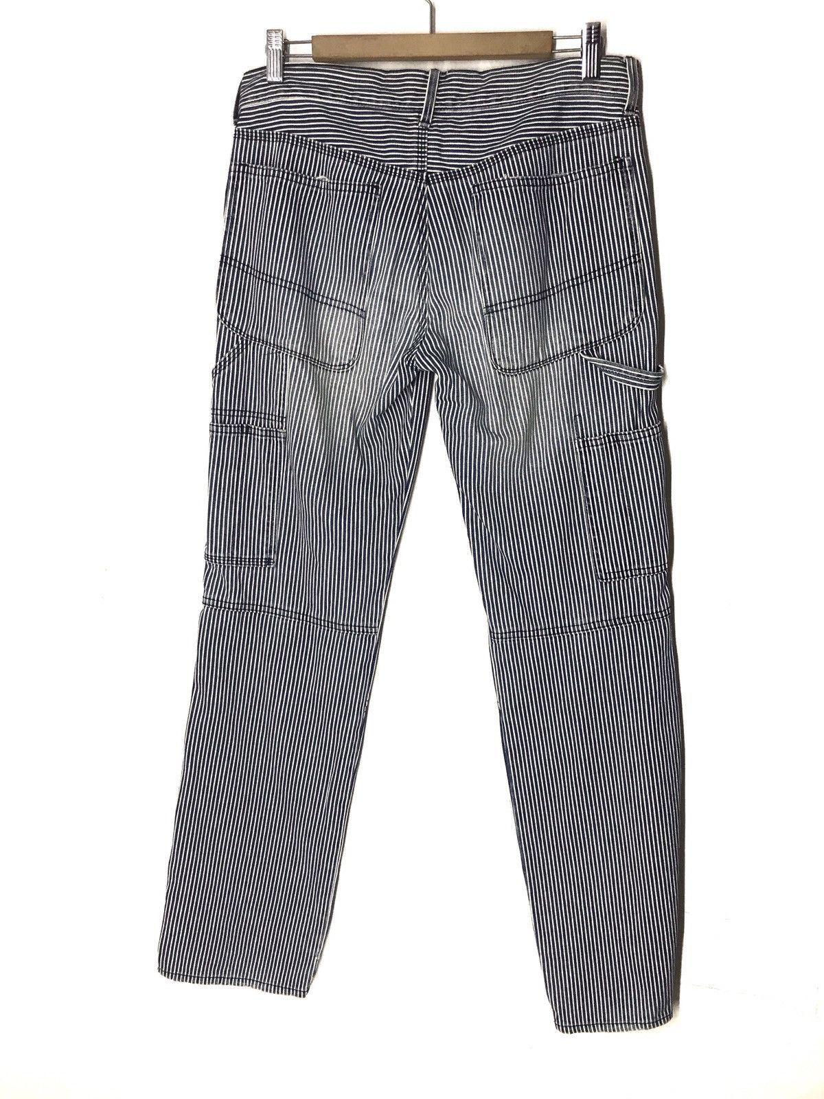 Japanese Brand × Takeo Kikuchi Japanese Brand TK Hickory Striped Carpenter Pants Size US 32 / EU 48 - 3 Thumbnail