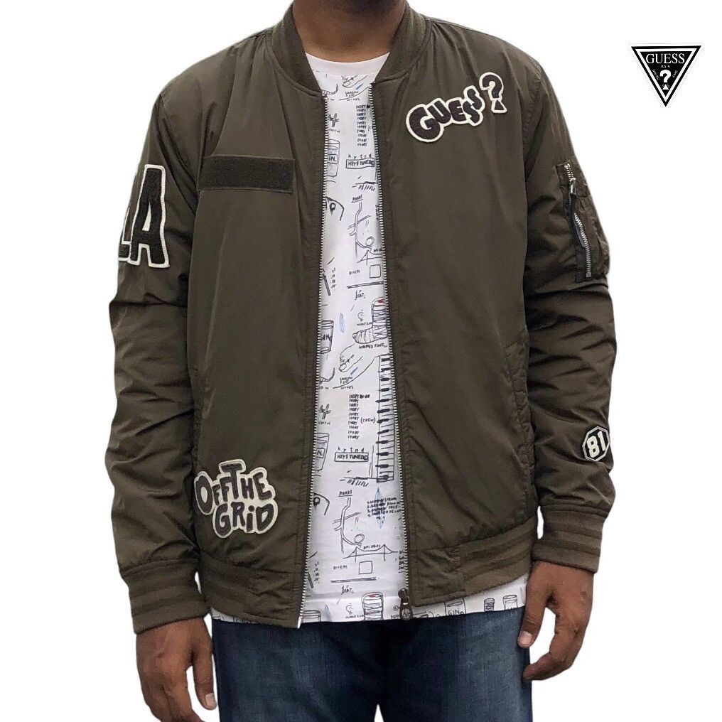 Bomber Jacket × Guess × Japanese Brand Guess MA-1 Bomber Jacket 