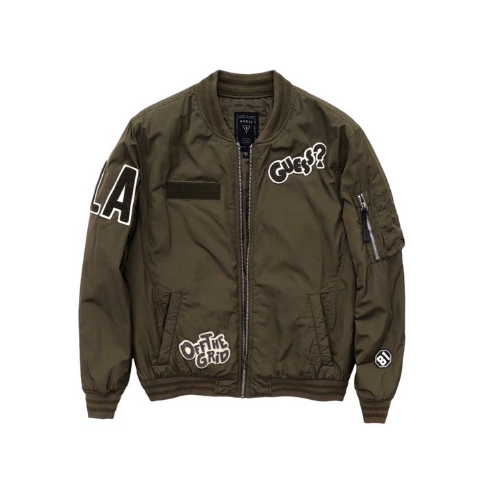 Guess Guess MA-1 Bomber Jacket With Patches | Grailed