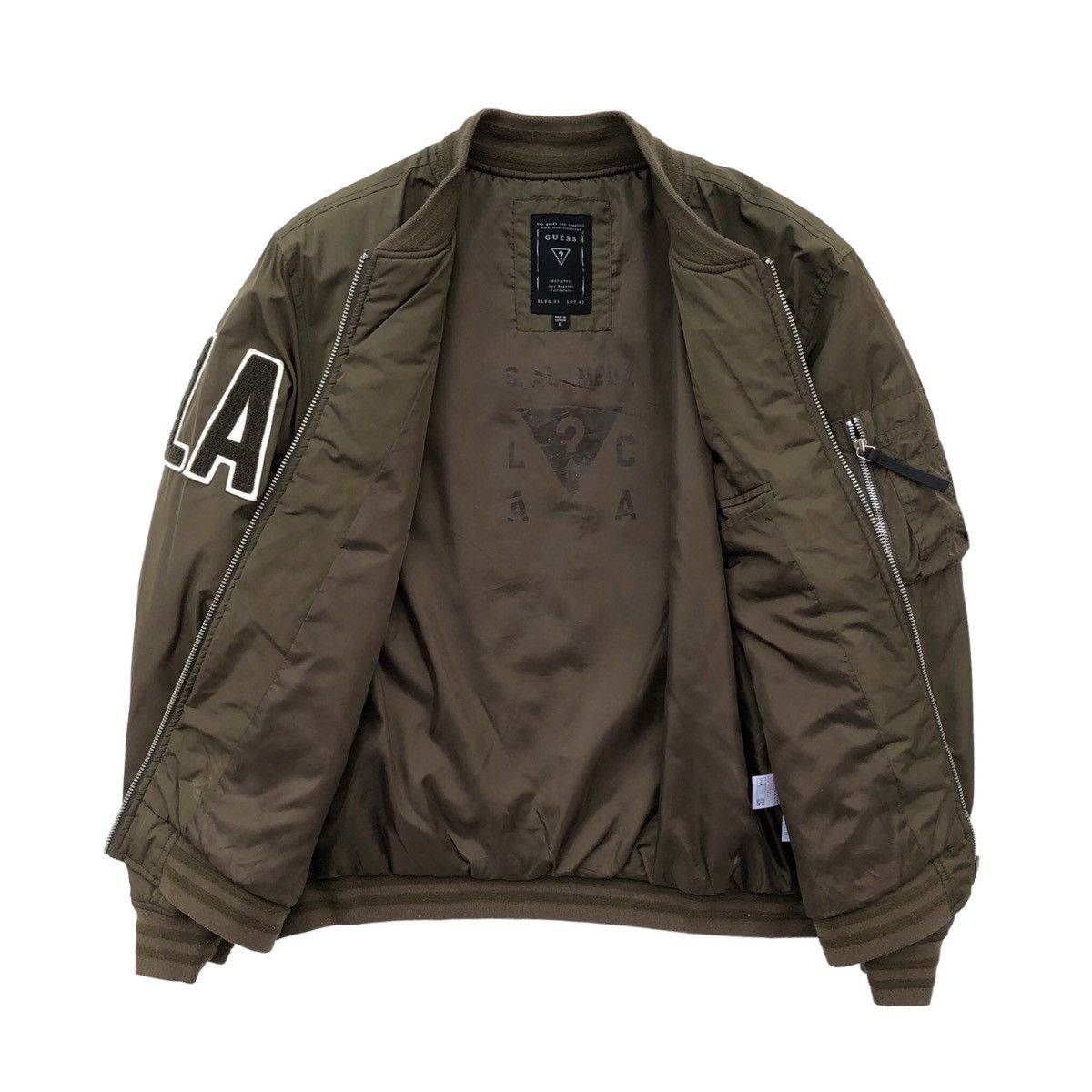 Guess Guess MA-1 Bomber Jacket With Patches Size US L / EU 52-54 / 3 - 7 Thumbnail