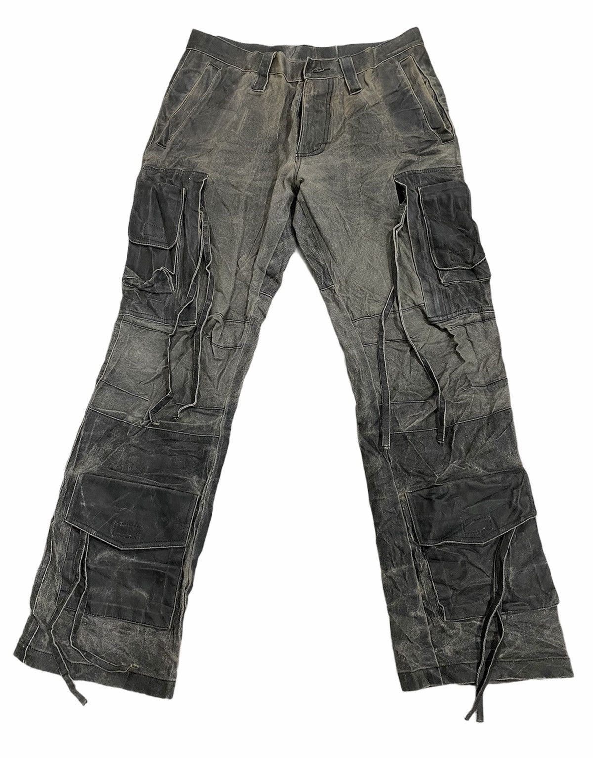 Gaultier Homme Objet × Jean Paul Gaultier 🔥RARE‼️ Jean Paul Gaultier Tactical Bondage Cargo Pants Size US 30 / EU 46 - 3 Thumbnail