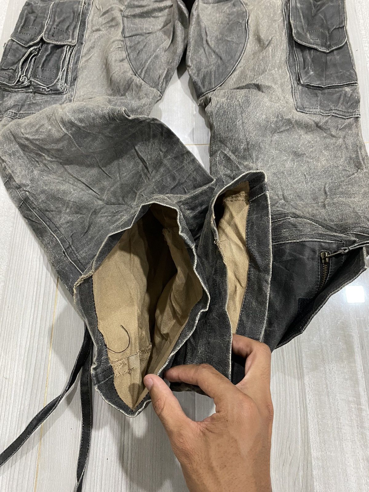 Gaultier Homme Objet × Jean Paul Gaultier 🔥RARE‼️ Jean Paul Gaultier Tactical Bondage Cargo Pants Size US 30 / EU 46 - 17 Thumbnail