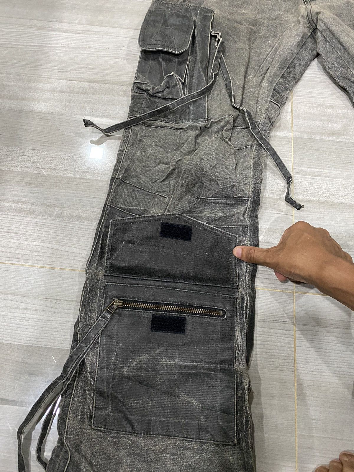 Gaultier Homme Objet × Jean Paul Gaultier 🔥RARE‼️ Jean Paul Gaultier Tactical Bondage Cargo Pants Size US 30 / EU 46 - 19 Thumbnail