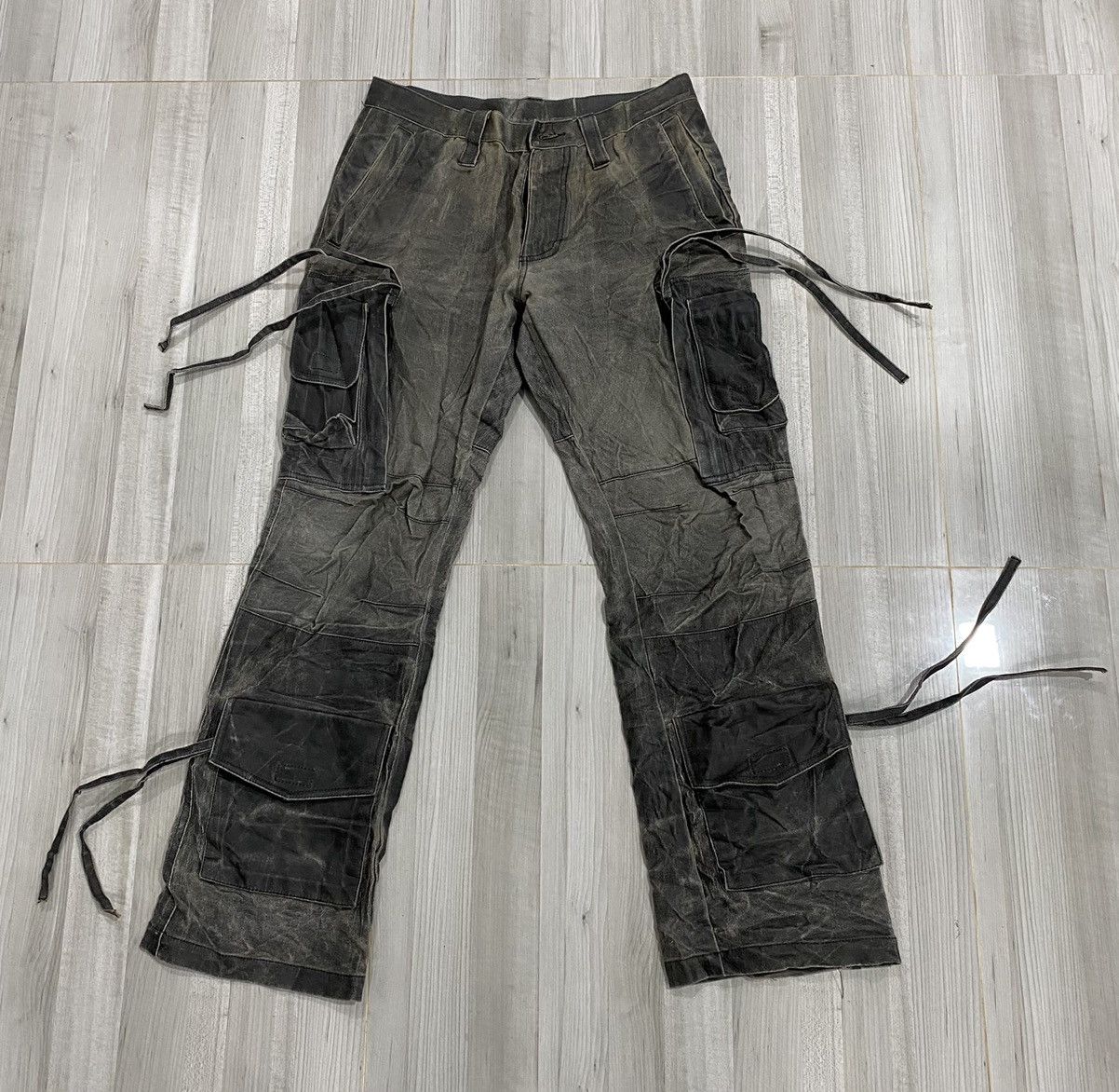 Gaultier Homme Objet × Jean Paul Gaultier 🔥RARE‼️ Jean Paul Gaultier Tactical Bondage Cargo Pants Size US 30 / EU 46 - 24 Thumbnail