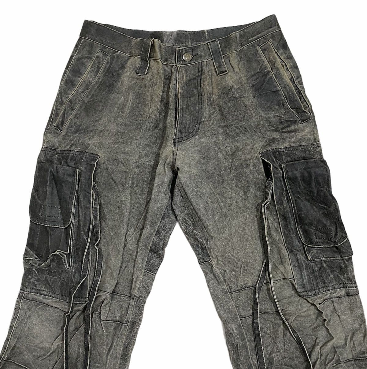 Gaultier Homme Objet × Jean Paul Gaultier 🔥RARE‼️ Jean Paul Gaultier Tactical Bondage Cargo Pants Size US 30 / EU 46 - 2 Thumbnail
