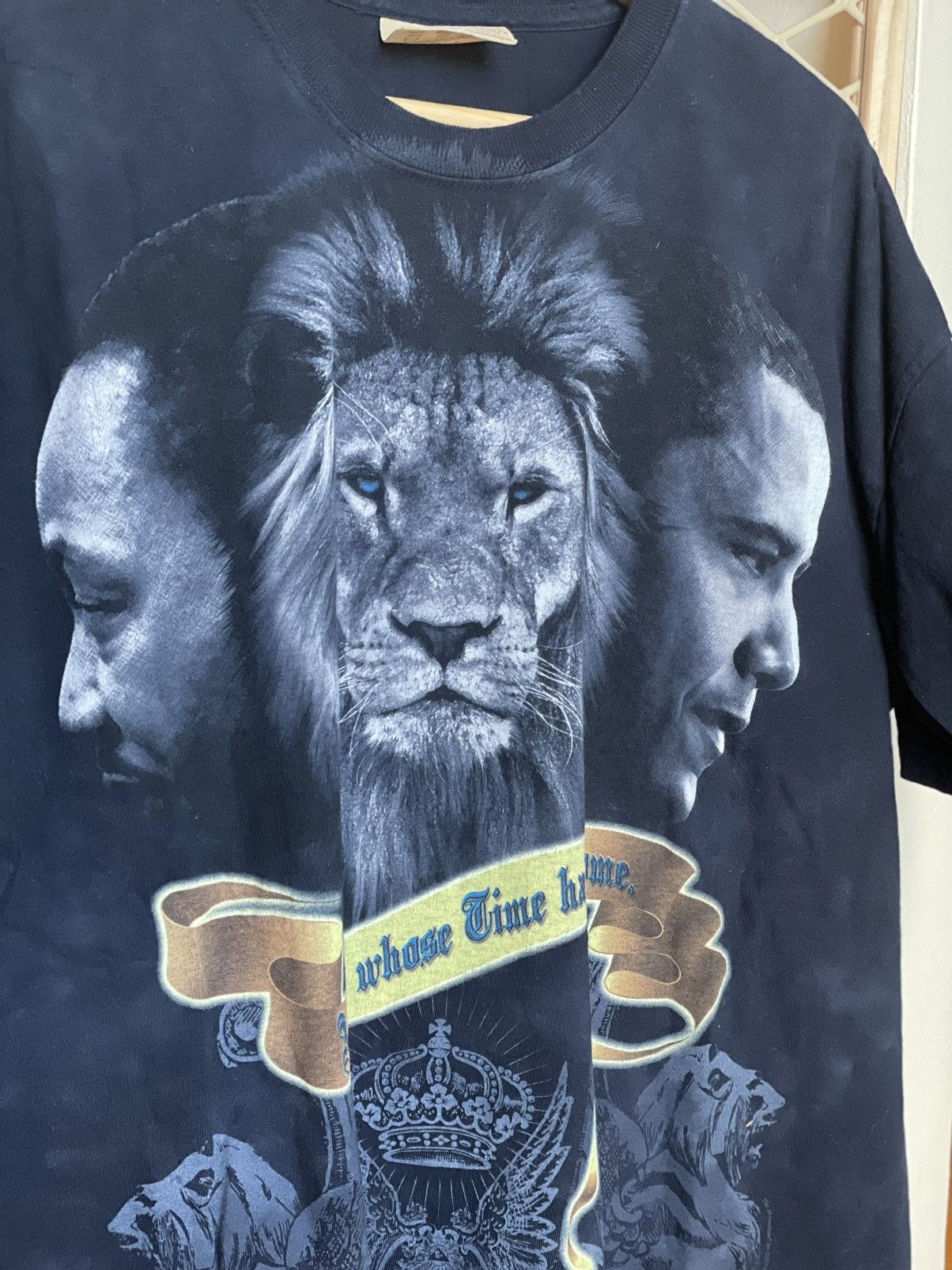 The Mountain × Vintage y2k MLK jr and obama the mountain t-shirt xl Size US XL / EU 56 / 4 - 1 Thumbnail