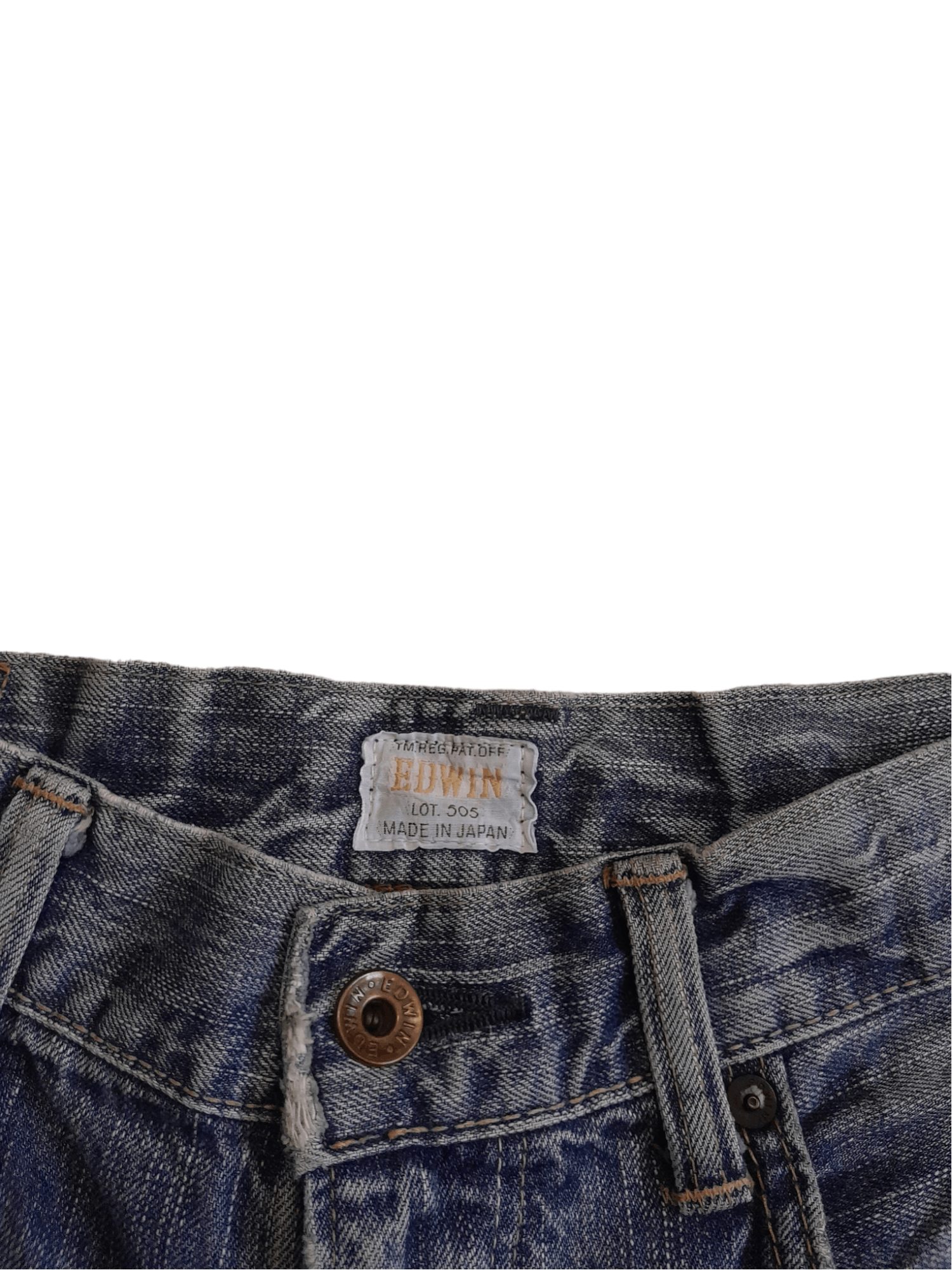 Edwin 90s EDWIN Selvedge Japan 505z Denim (E472) w31 Size US 31 - 4 Thumbnail