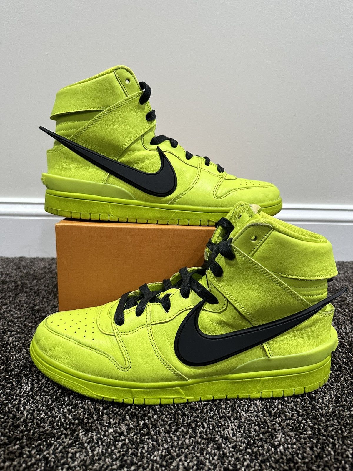 Nike Nike Dunk High x Ambush Flash Lime Sneakers 2021 | Grailed