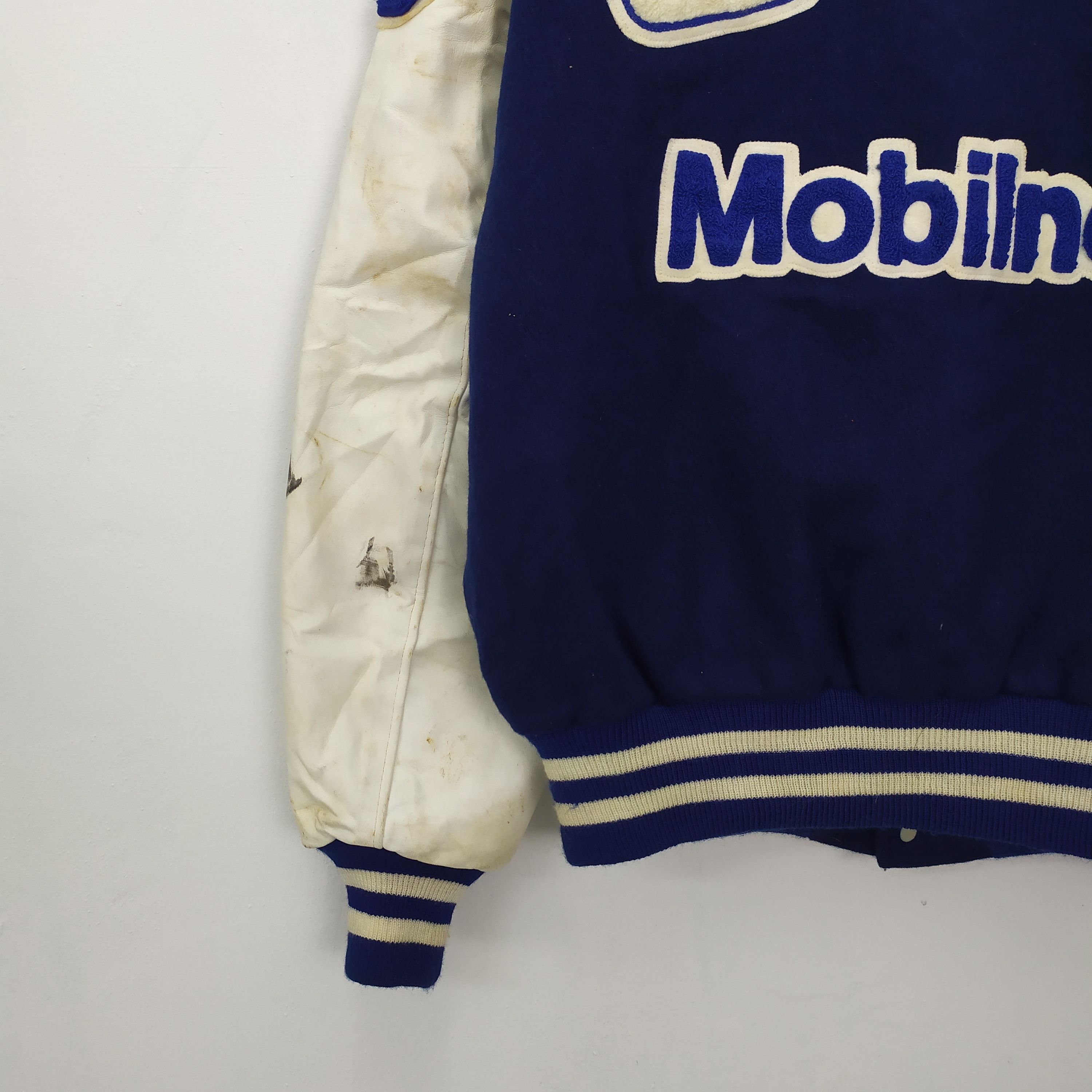 Delong DELONG GTE MOBILENET WOOL VARSITY JACKET LEATHER SLEEVE Size US M / EU 48-50 / 2 - 12 Thumbnail