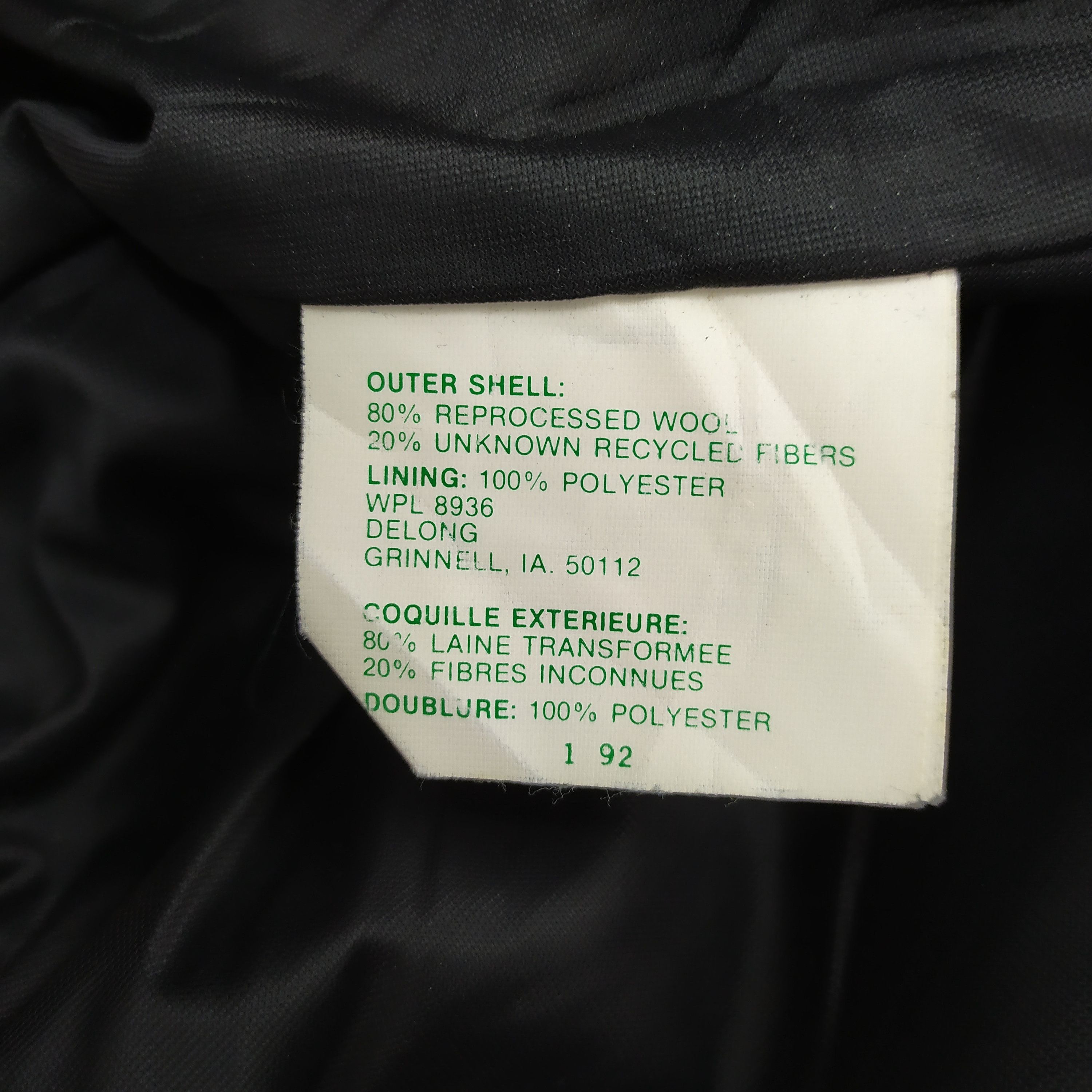 Delong DELONG GTE MOBILENET WOOL VARSITY JACKET LEATHER SLEEVE Size US M / EU 48-50 / 2 - 16 Thumbnail