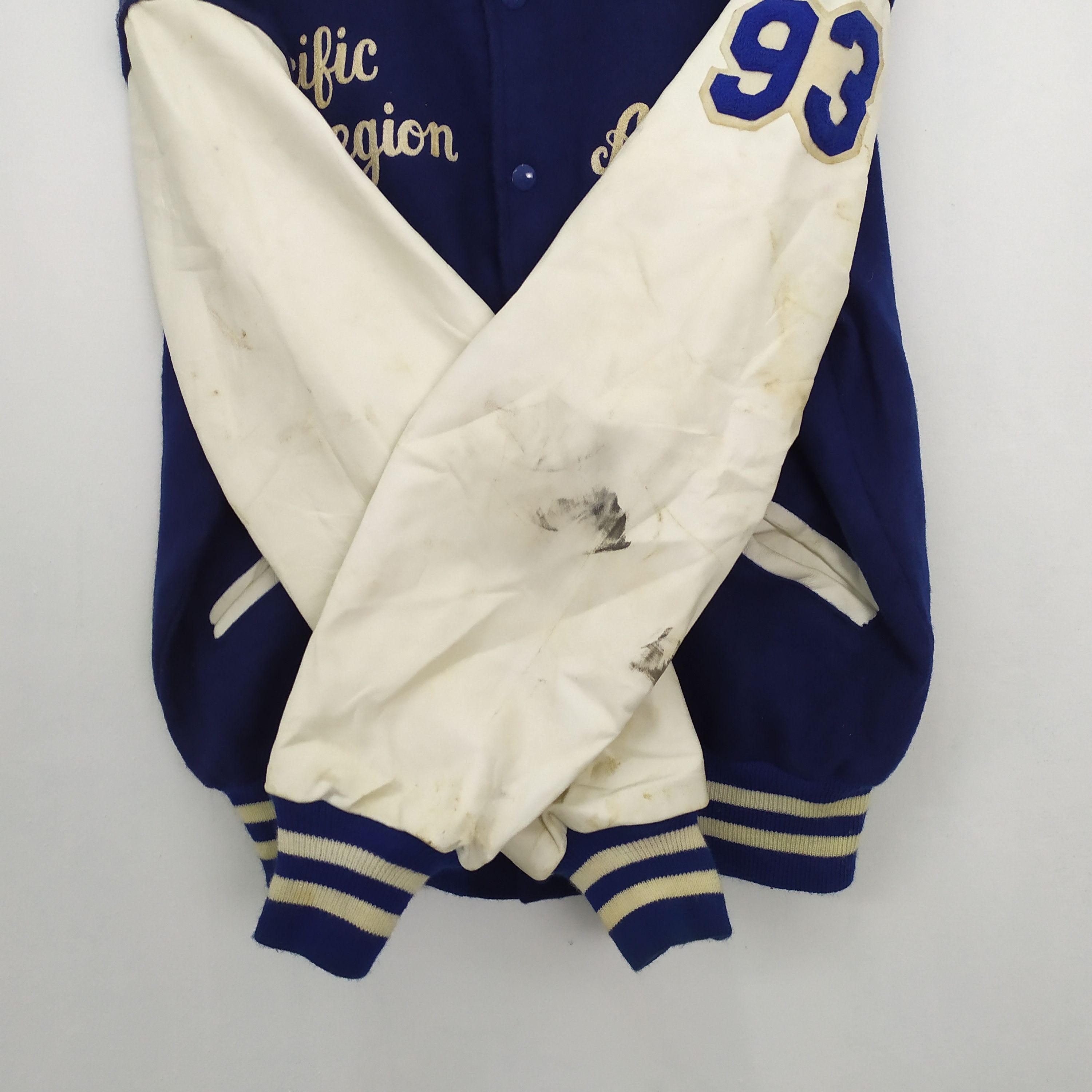 Delong DELONG GTE MOBILENET WOOL VARSITY JACKET LEATHER SLEEVE Size US M / EU 48-50 / 2 - 7 Thumbnail
