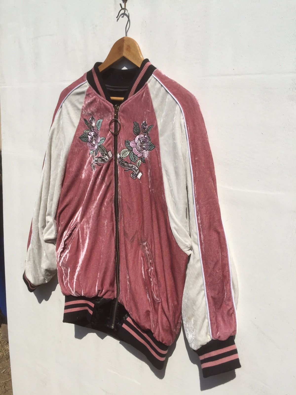 Japanese Brand Rare Souvenir Japanese design rose sukajan jacket /36 Size US M / EU 48-50 / 2 - 3 Thumbnail