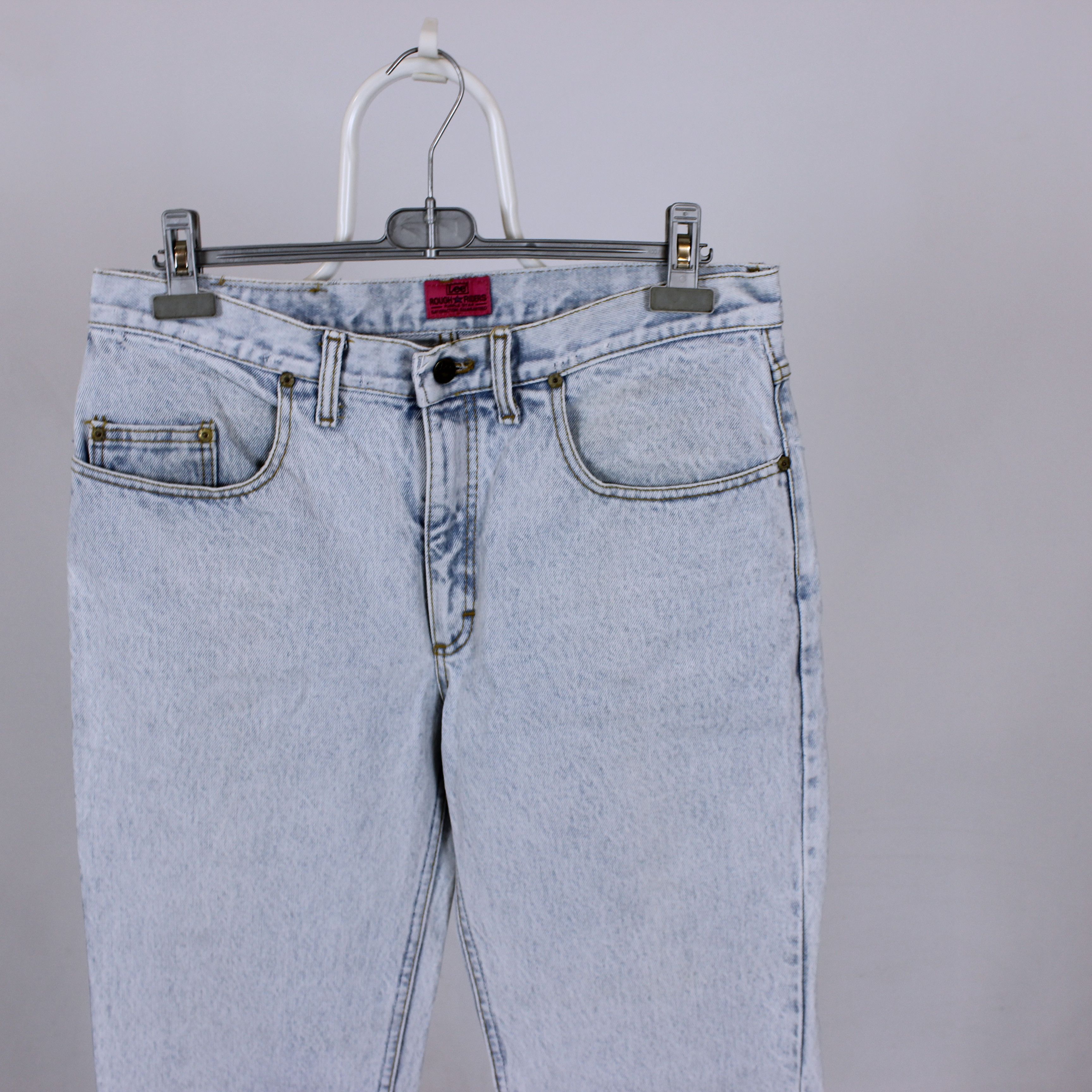 Denime Vintage Lee riders rough rare jeans Size US 34 / EU 50 - 3 Thumbnail
