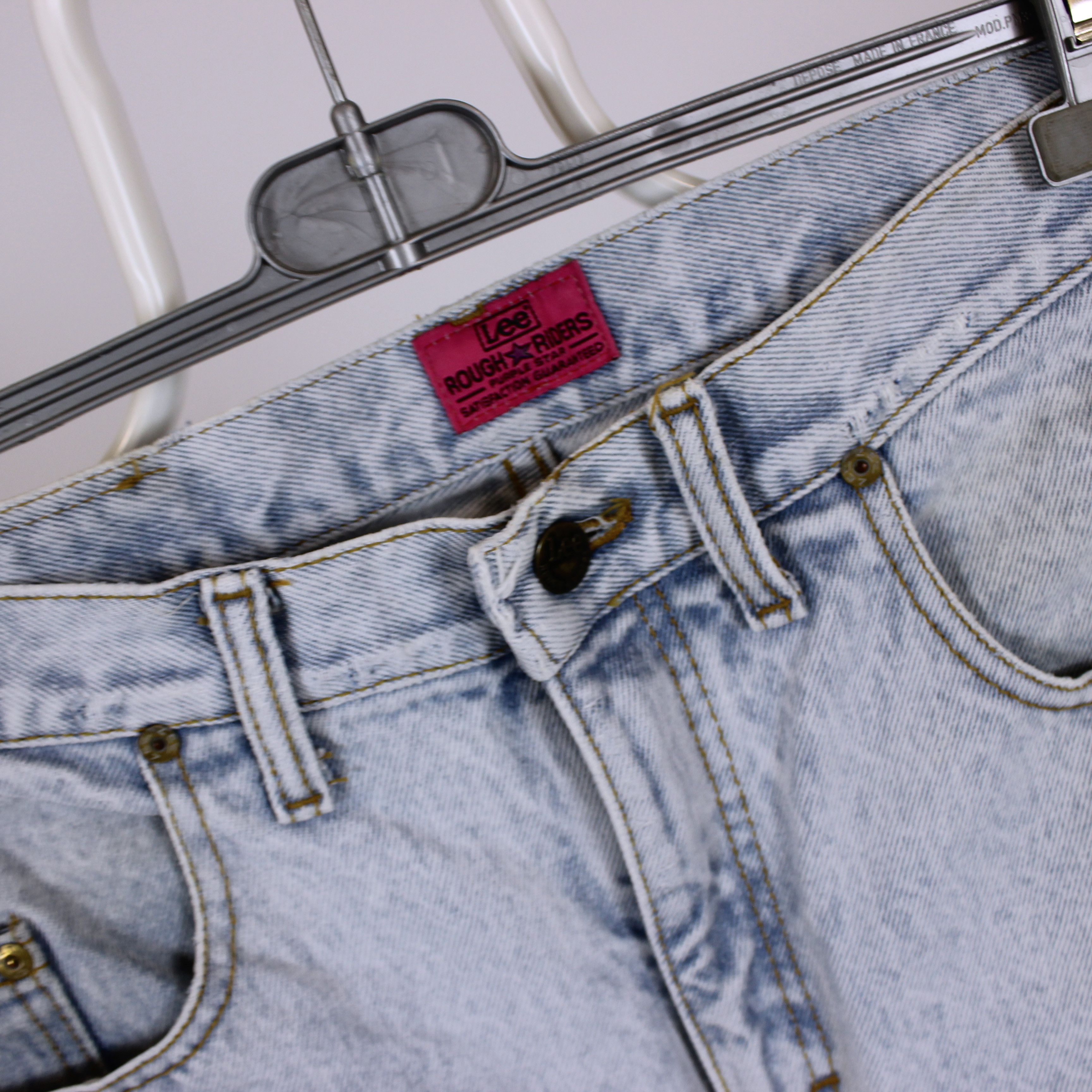 Denime Vintage Lee riders rough rare jeans Size US 34 / EU 50 - 5 Thumbnail