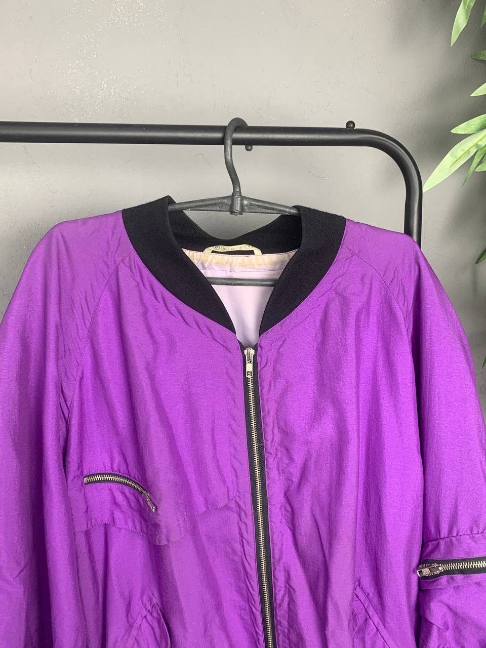 Vintage 1980s ARCHIVE BONDAGE RARE AWESOME BOXY BOMBER - № 2171 Size US XL / EU 56 / 4 - 3 Thumbnail