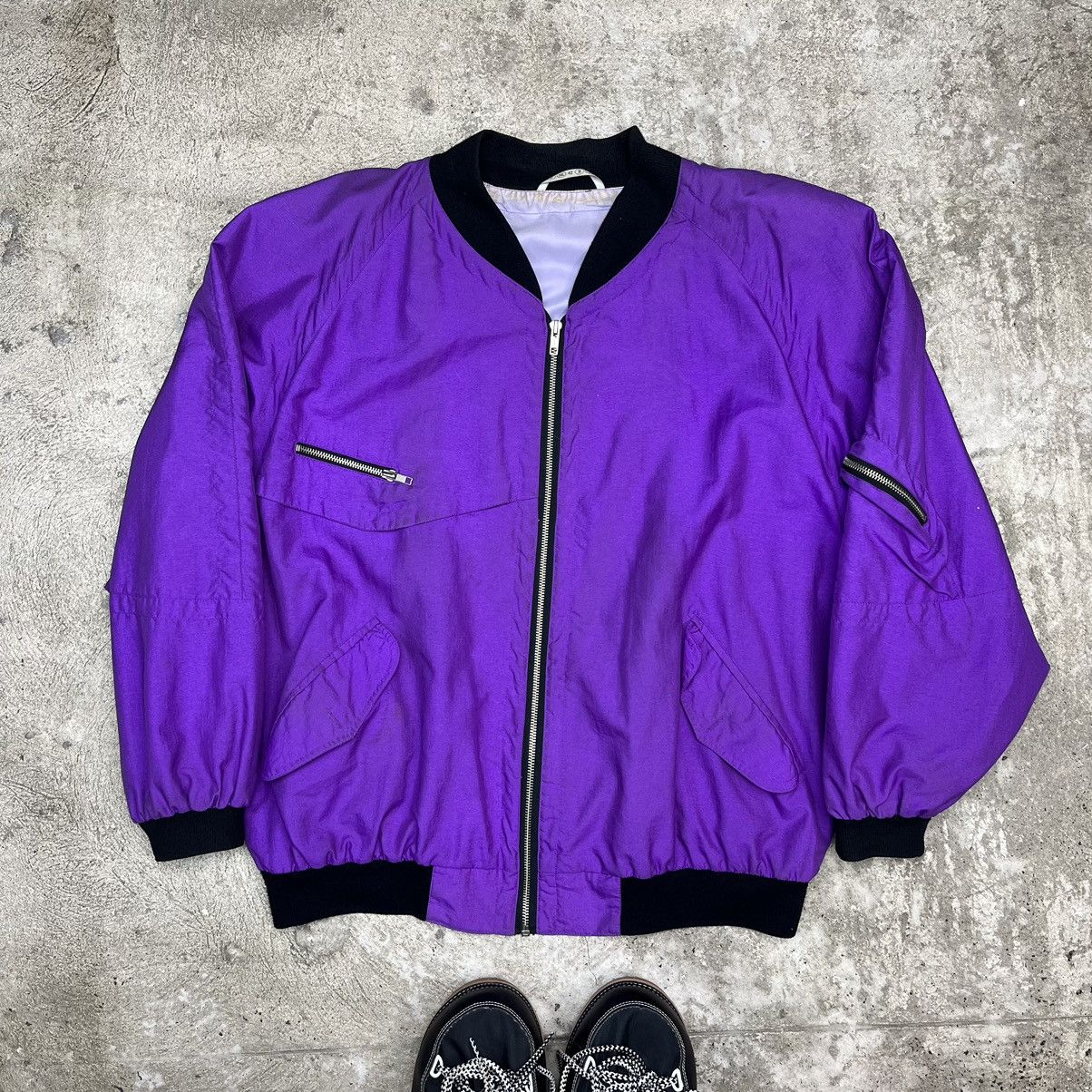 Vintage 1980s ARCHIVE BONDAGE RARE AWESOME BOXY BOMBER - № 2171 Size US XL / EU 56 / 4 - 9 Thumbnail