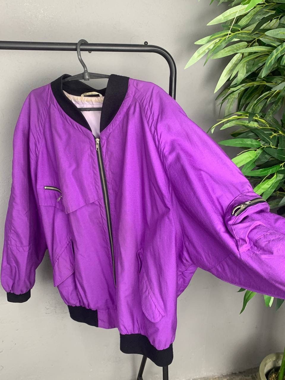 Vintage 1980s ARCHIVE BONDAGE RARE AWESOME BOXY BOMBER - № 2171 Size US XL / EU 56 / 4 - 2 Thumbnail