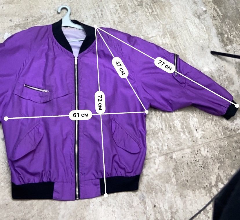 Vintage 1980s ARCHIVE BONDAGE RARE AWESOME BOXY BOMBER - № 2171 Size US XL / EU 56 / 4 - 16 Thumbnail