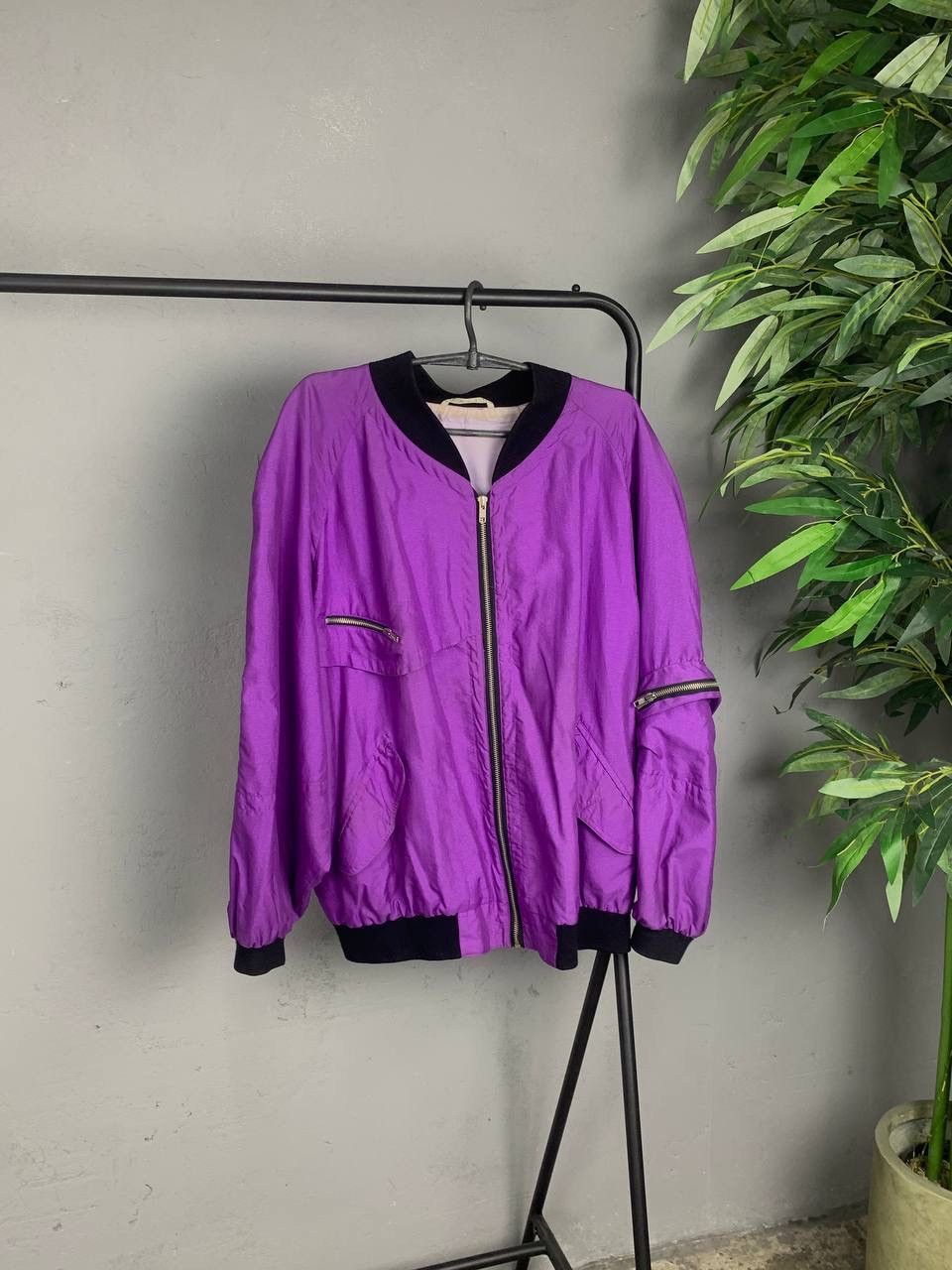 Vintage 1980s ARCHIVE BONDAGE RARE AWESOME BOXY BOMBER - № 2171 Size US XL / EU 56 / 4 - 1 Thumbnail