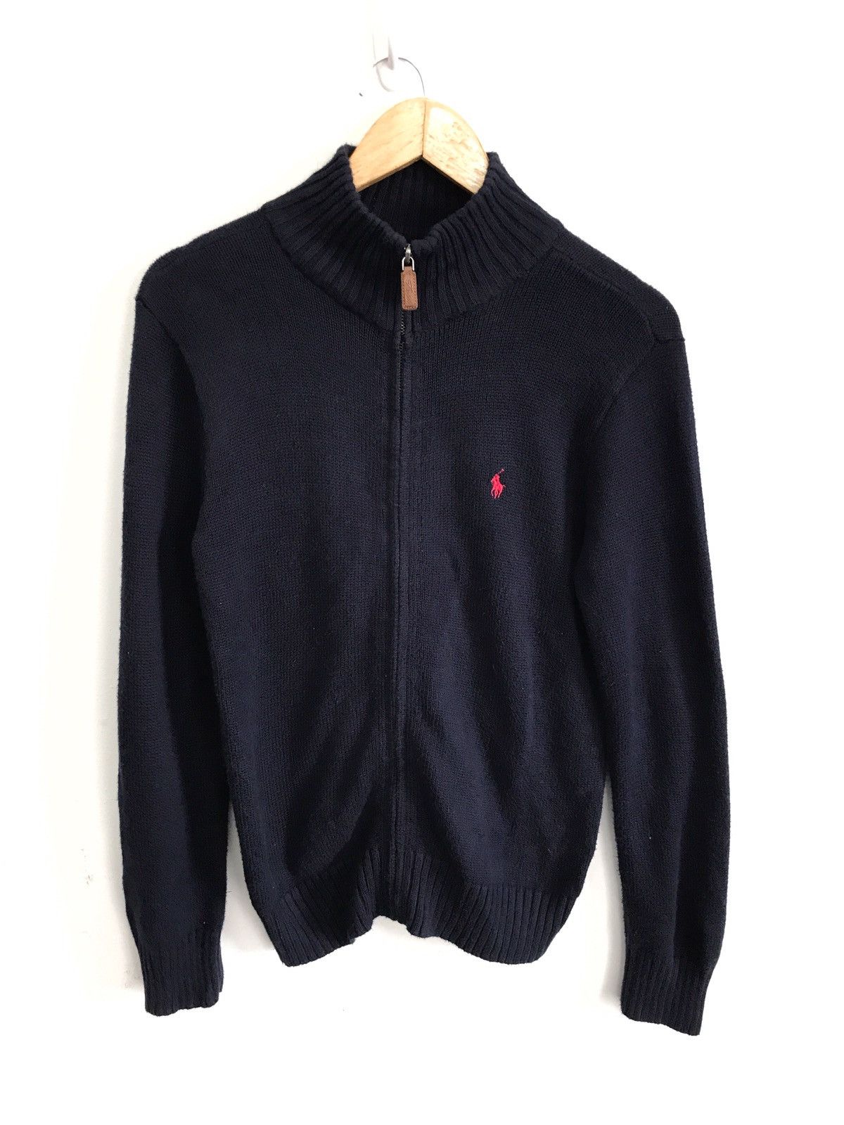 Polo Ralph Lauren Polo By Ralph Lauren Hand Knit Zipper Sweatshirt Jacket Size US XS / EU 42 / 0 - 1 Thumbnail