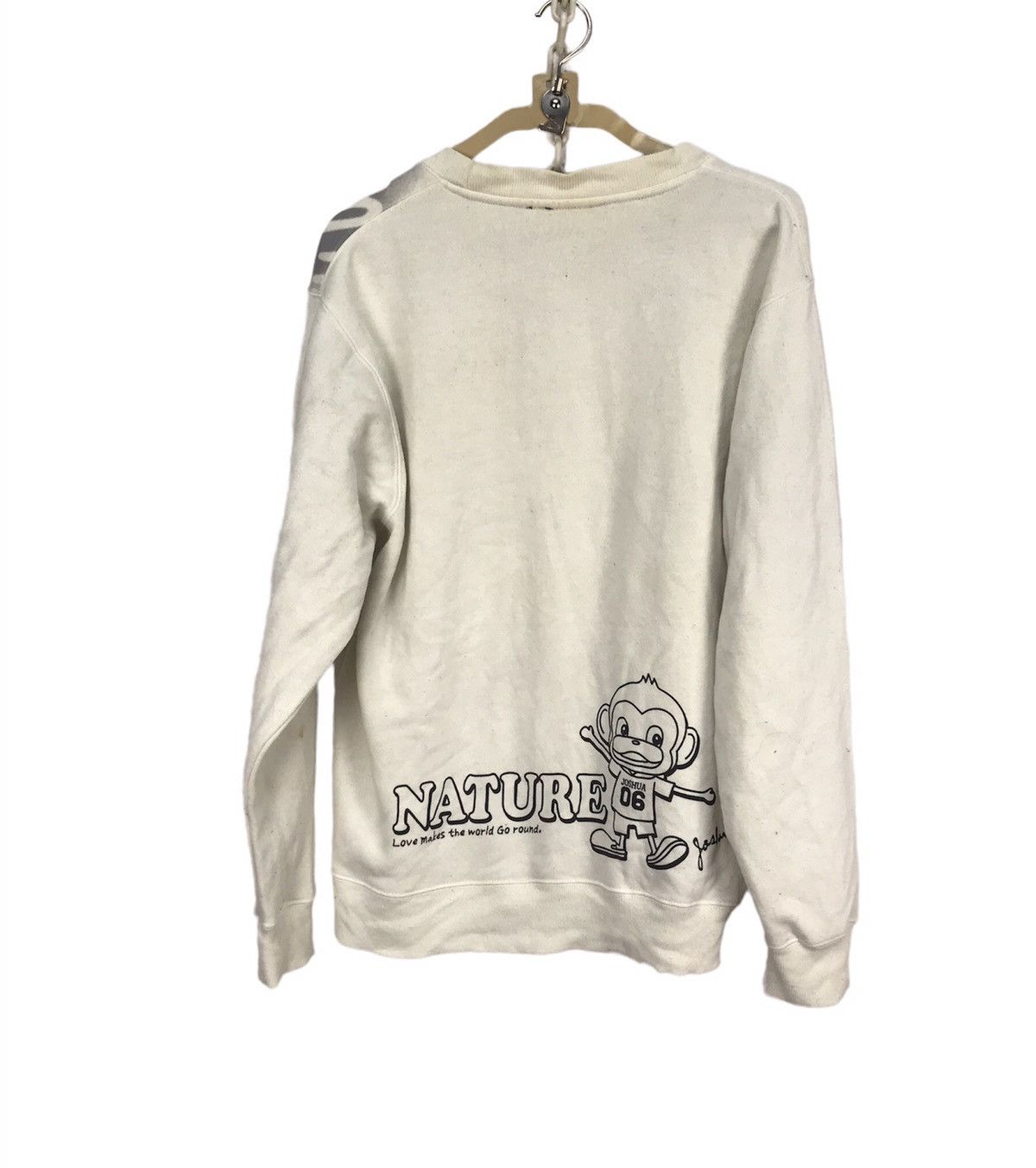 Japanese Brand Strange heaven distressed printed sweatshirt Size US M / EU 48-50 / 2 - 2 Thumbnail