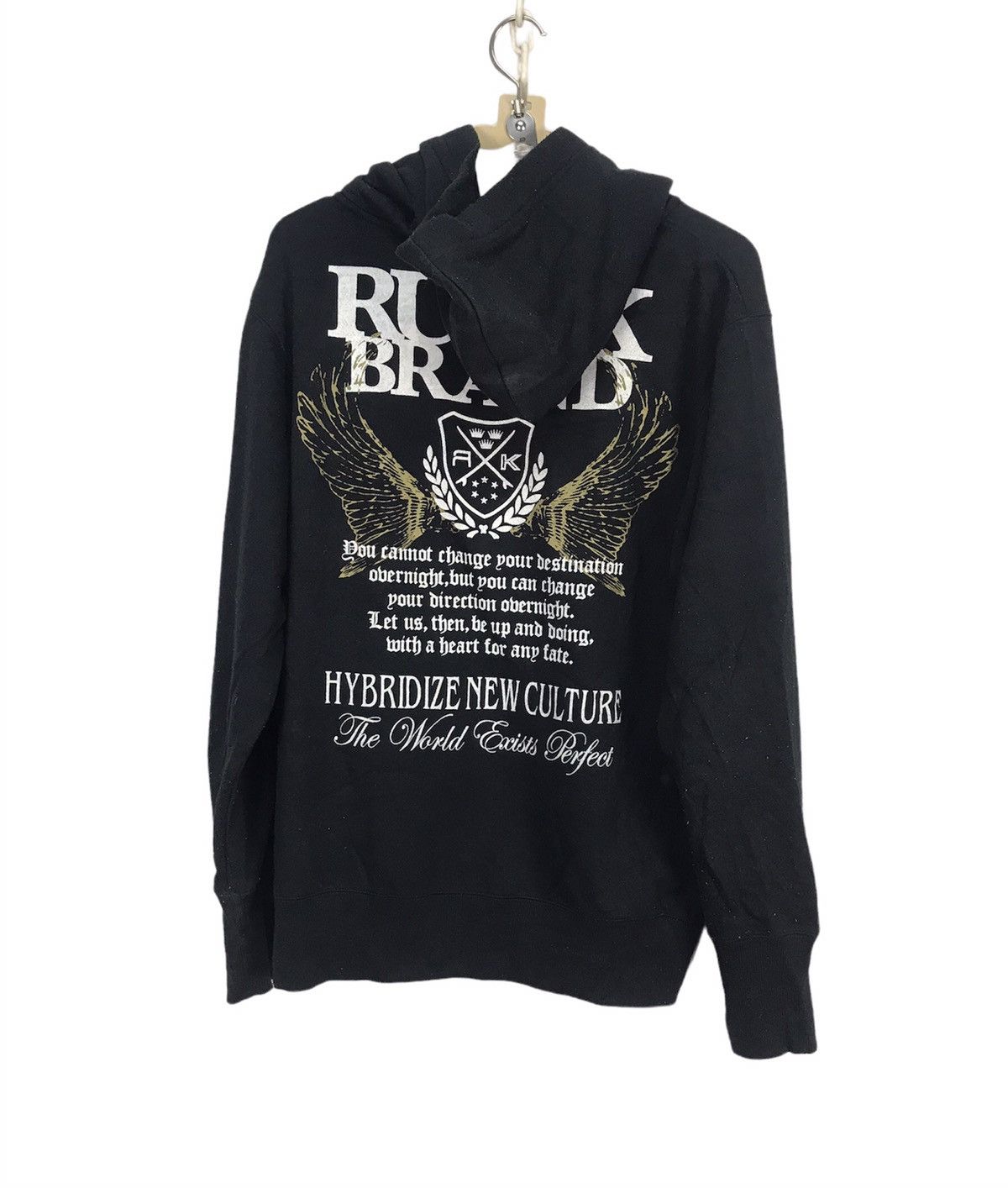 Japanese Brand Russ-k brand printed zipper hoodie Size US M / EU 48-50 / 2 - 2 Thumbnail