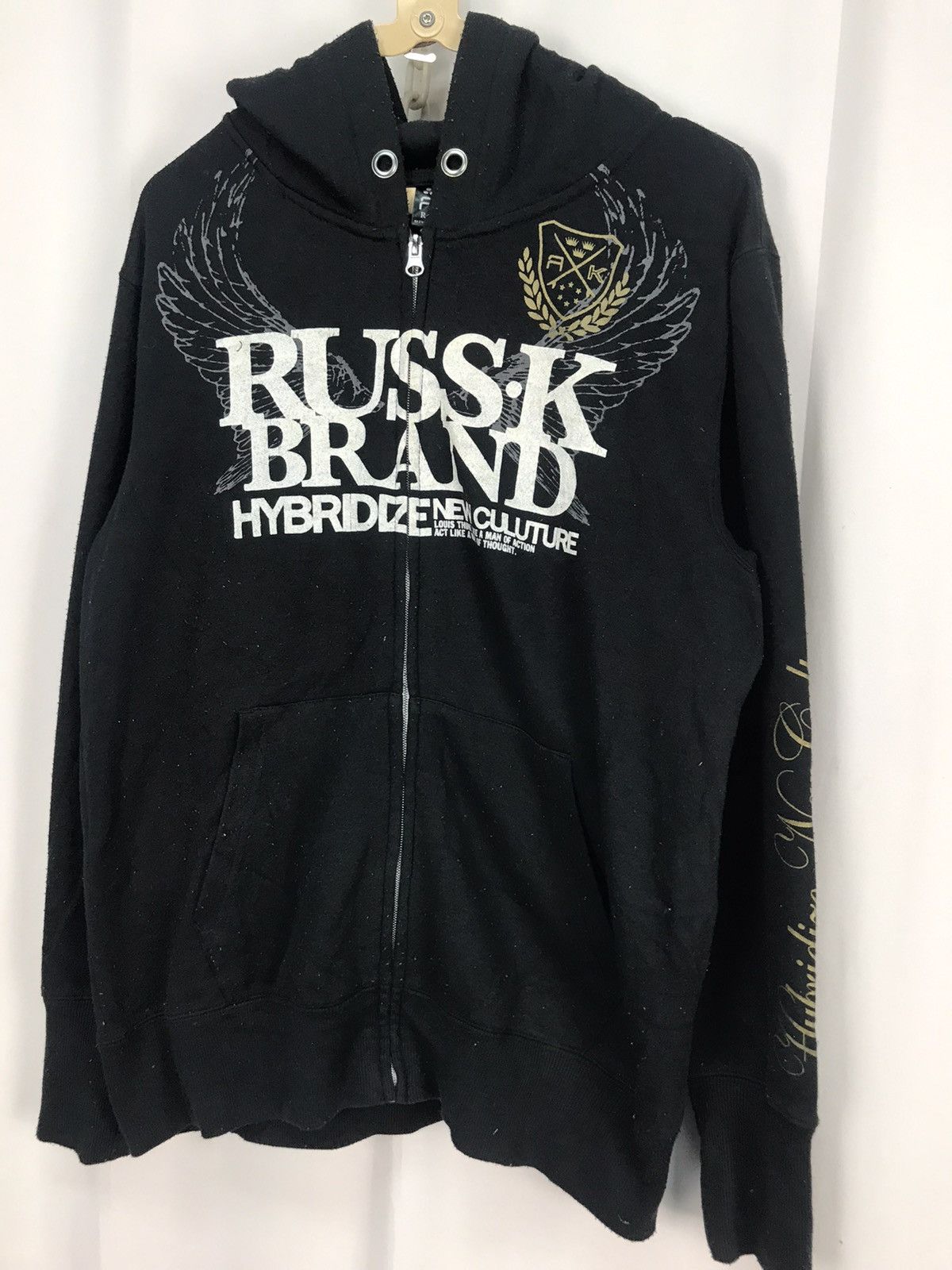 Japanese Brand Russ-k brand printed zipper hoodie Size US M / EU 48-50 / 2 - 5 Thumbnail