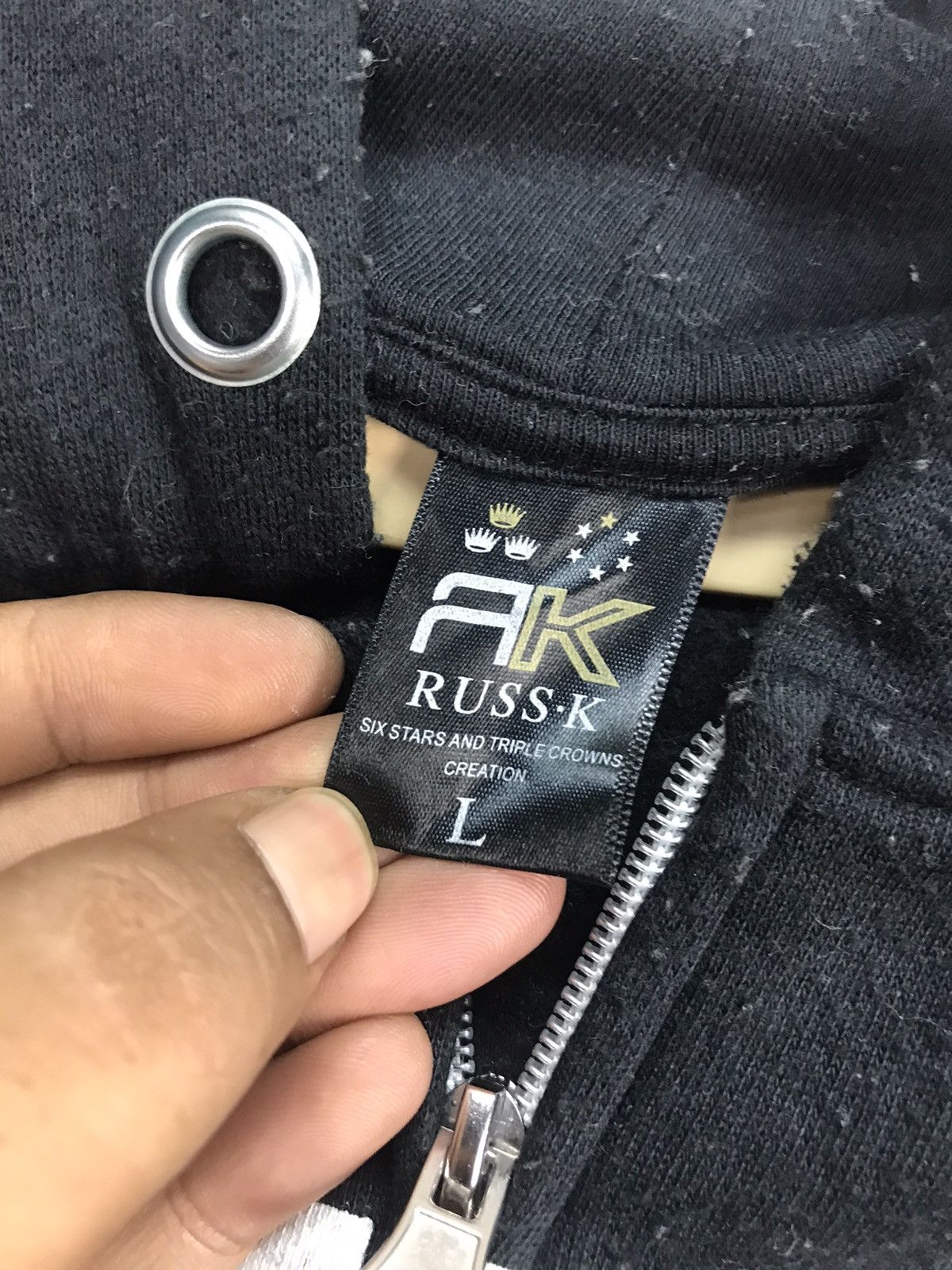 Japanese Brand Russ-k brand printed zipper hoodie Size US M / EU 48-50 / 2 - 3 Thumbnail