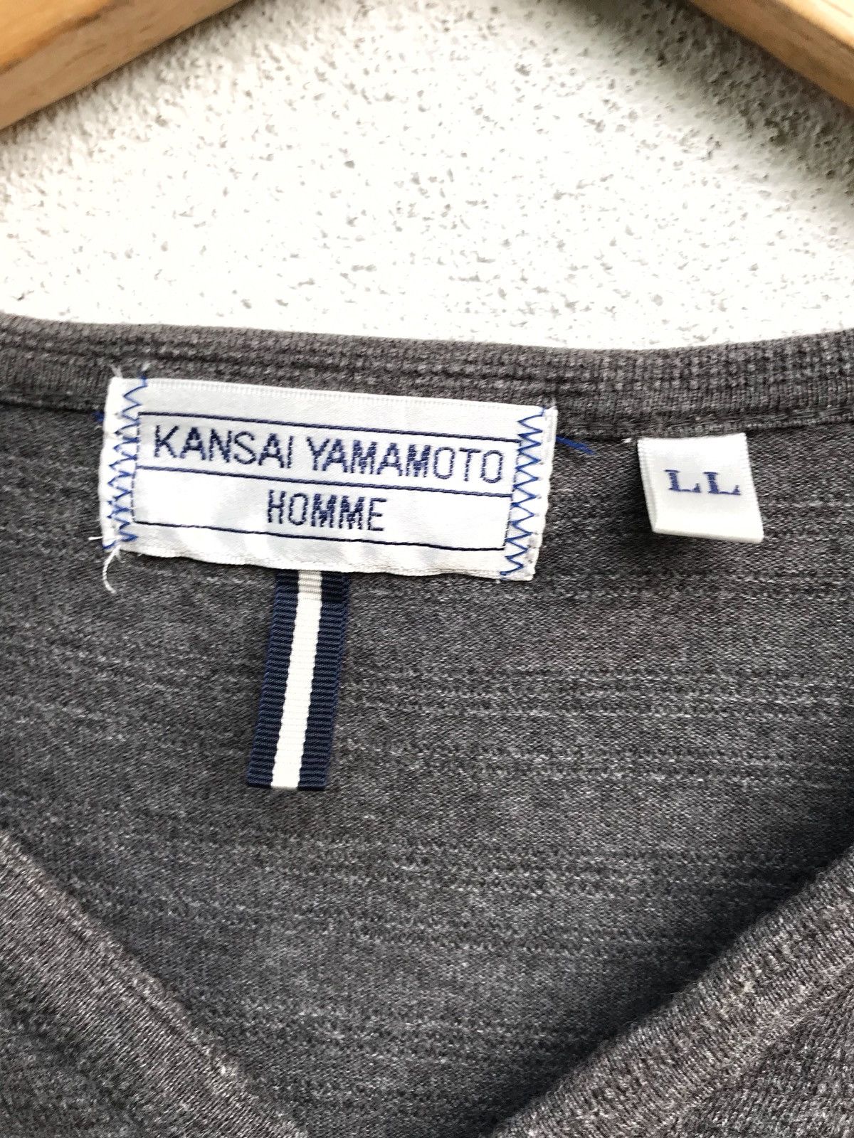 Kansai Yamamoto Plain Kansai Yamamoto Homme Ls Grey Shirts Armpit 22”x28” Size US L / EU 52-54 / 3 - 6 Thumbnail