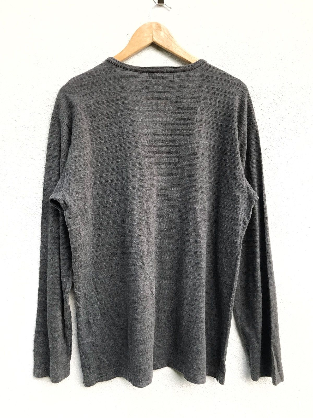Kansai Yamamoto Plain Kansai Yamamoto Homme Ls Grey Shirts Armpit 22”x28” Size US L / EU 52-54 / 3 - 3 Thumbnail