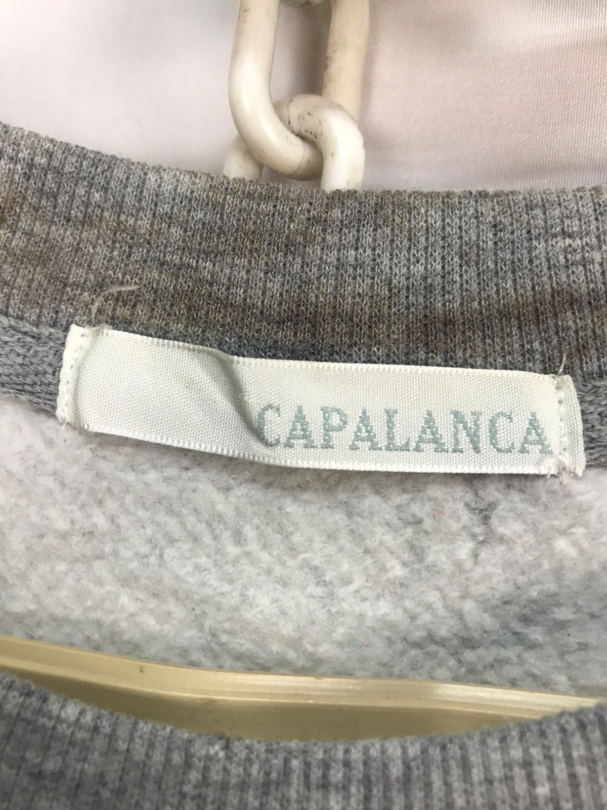 Japanese Brand Printed sweatshirt distressed by capalanca Size US S / EU 44-46 / 1 - 3 Thumbnail