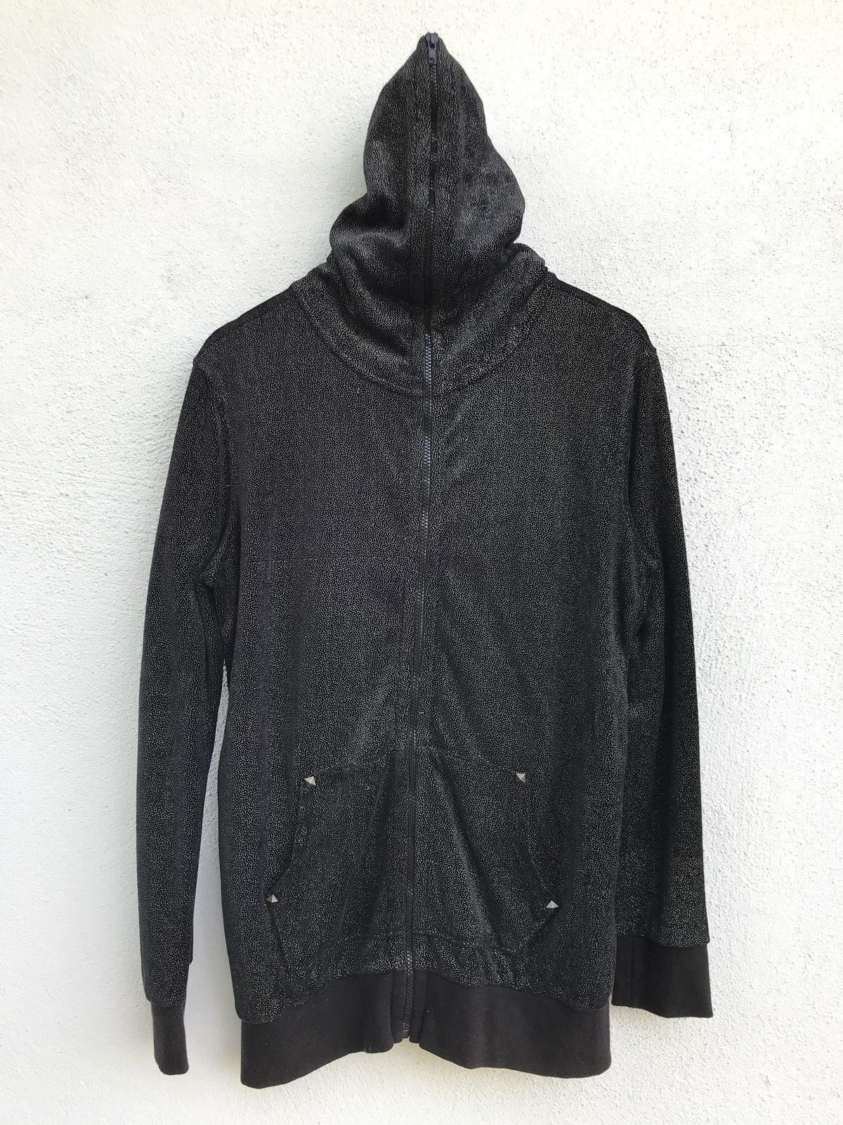 image of Izzue Full Zipper Hoodie Jacket in Grey, Men's (Size XL)