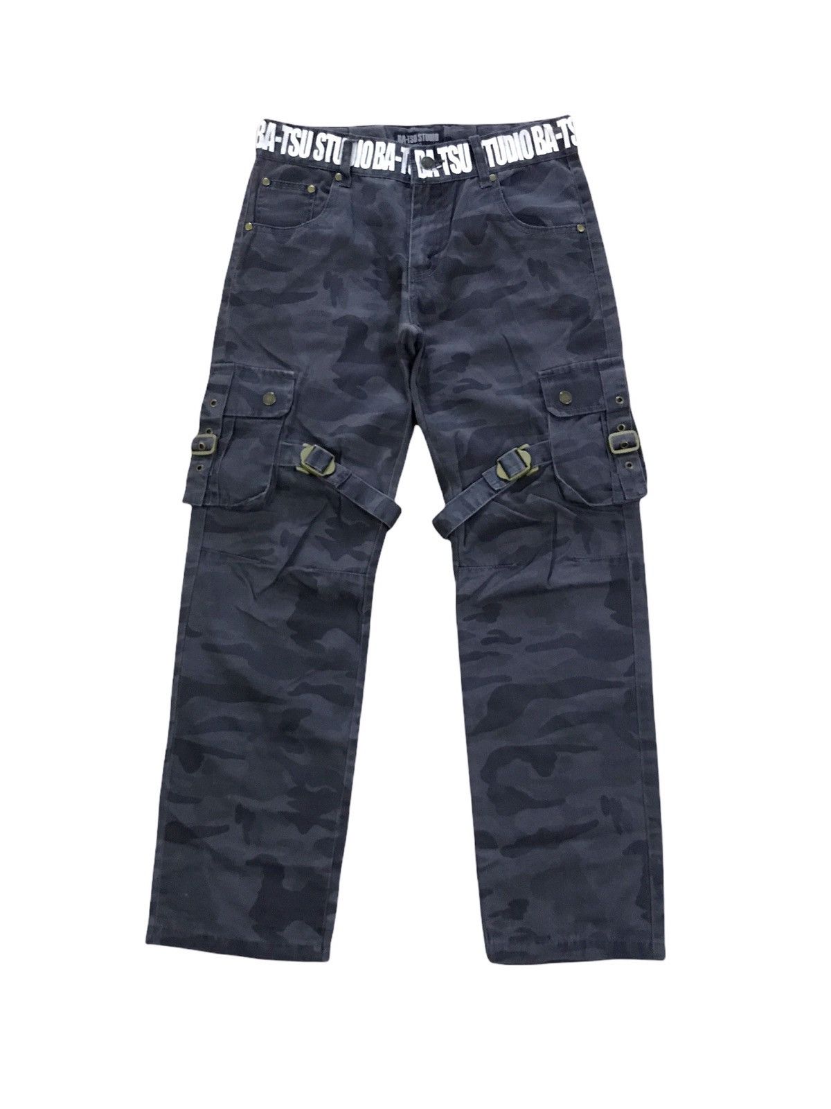 Japanese Brand × Seditionaries ⏰ need gone now 🔥 Batsu Studio Dark Camo Cargo Multipocket Size US 26 / EU 42 - 1 Thumbnail